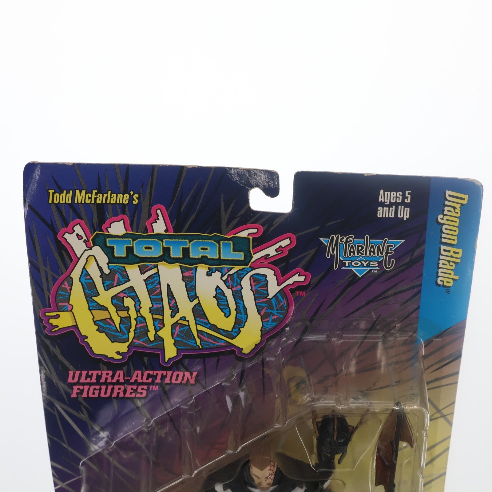 【中古即納】[FIG] トータル・カオス・ウルトラ・アクションフィギュア Dragon Blade(ドラゴン・ブレード) 鎧ブラックヴァリアント TOTAL CHAOS シリーズ1 完成品 可動フィギュア(海外流通版) マクファーレン・トイズ(19961231)