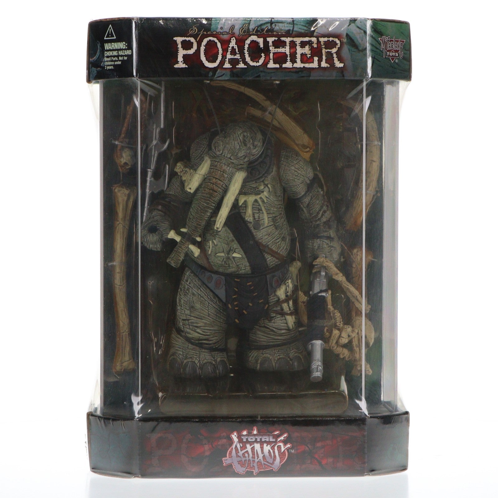 【中古即納】[FIG] POACHER(ポーチャー) 1998 Special Edition Poacher In Tank Display Case TOTAL CHAOS(トータル・カオス) 完成品 可動フィギュア マクファーレン・トイズ(19981231)