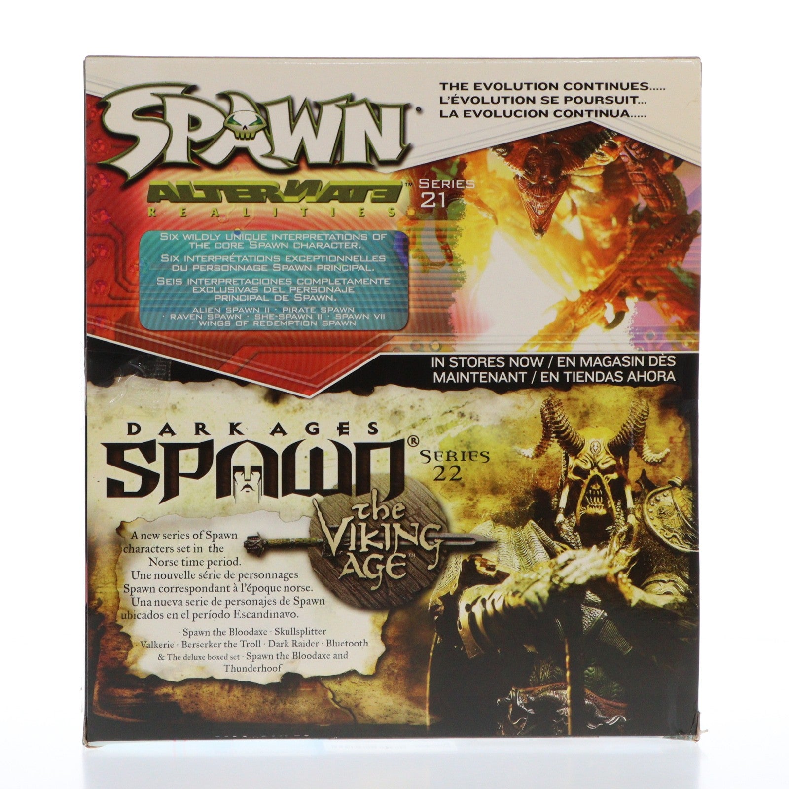 【中古即納】[FIG] Spawn One and Five The Evolution Box -スポーン 1 & 5 ザ エボリューション ボックス 2パック- 2体セット SPAWN(スポーン) シリーズ17 完成品 フィギュア McFarlane Toys(マクファーレントイズ)(20021231)