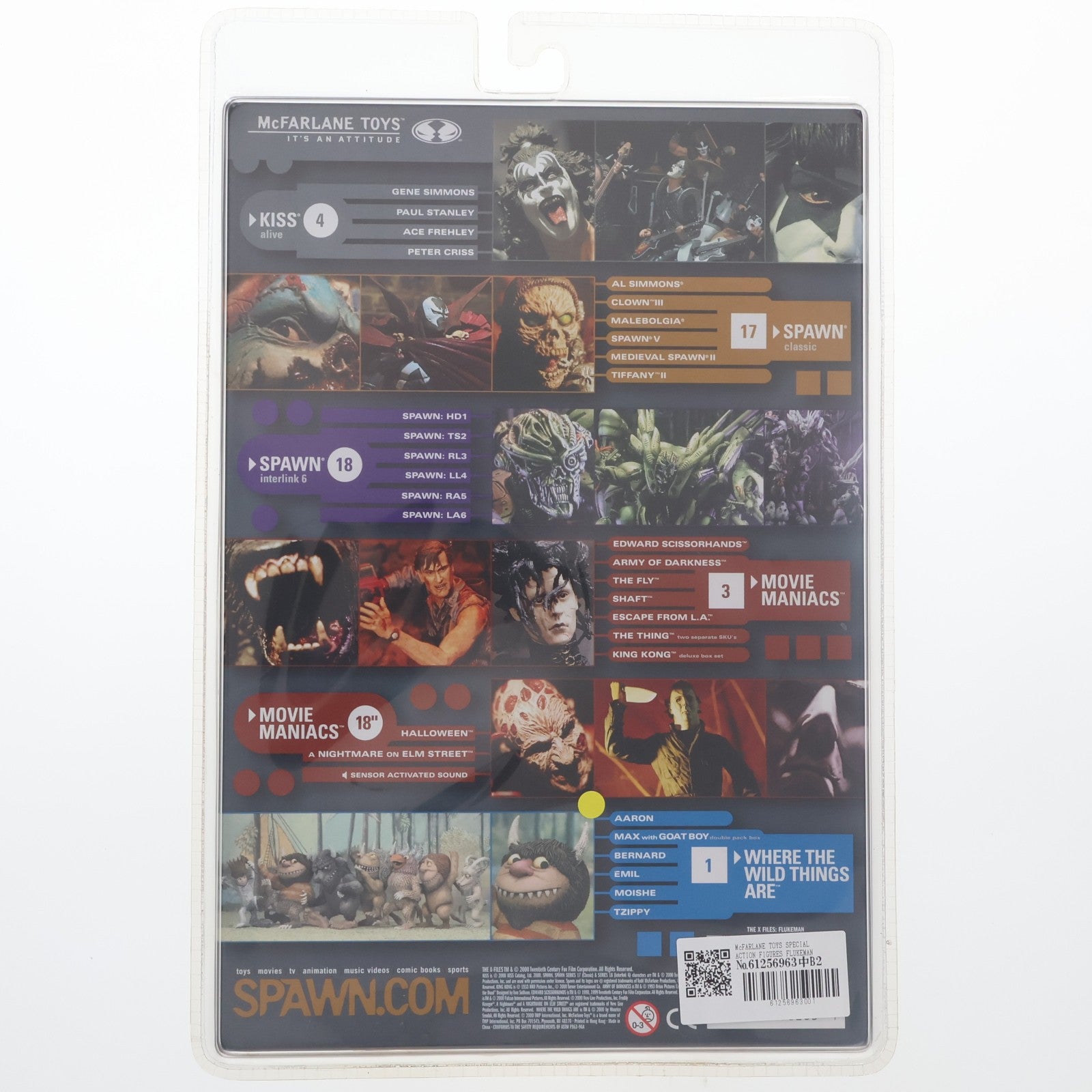 【中古即納】[FIG] FLUKEMAN(フルークマン) THE X FILES(X-ファイル) 完成品 フィギュア マクファーレン・トイズ(20001231)