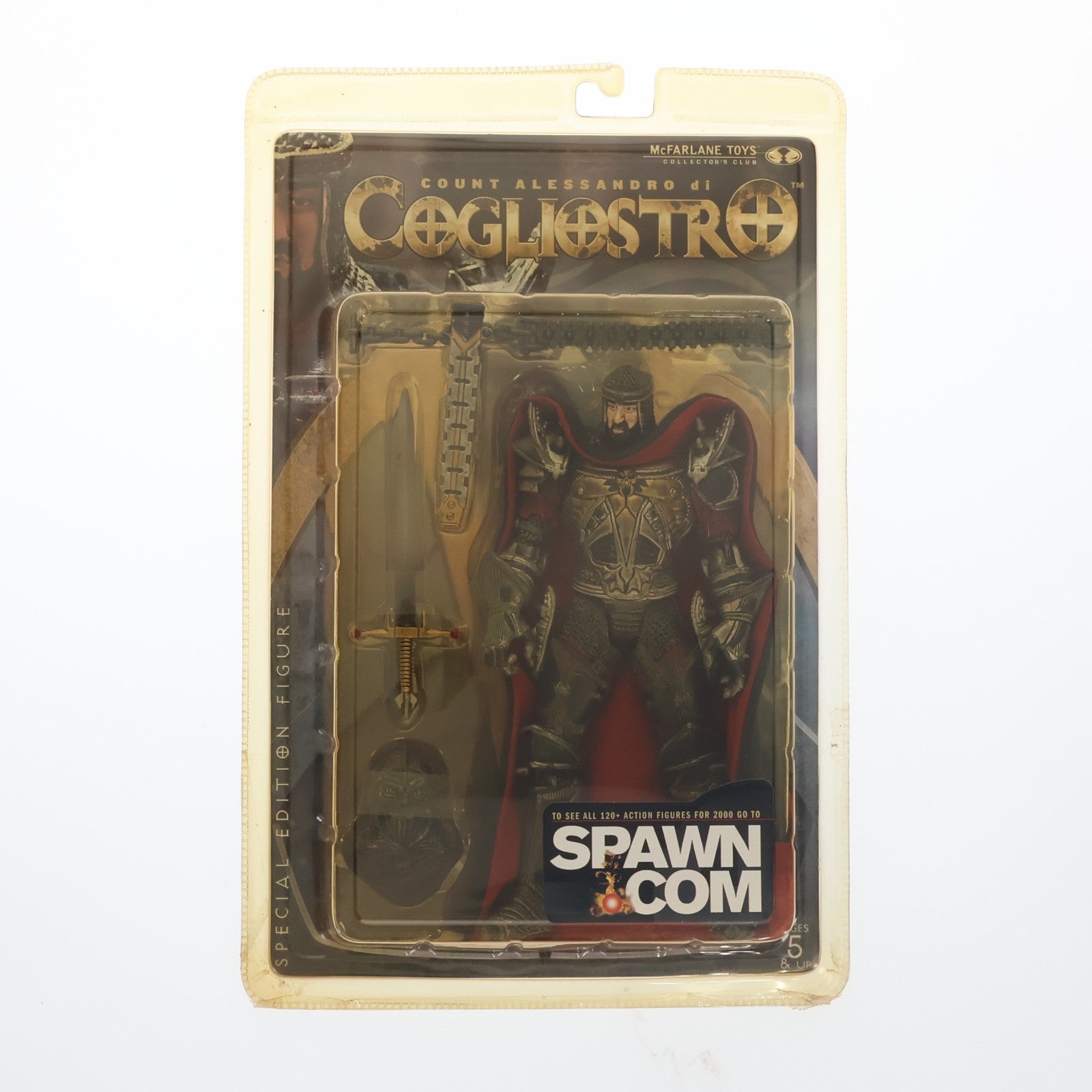 【中古即納】[FIG] コレクターズクラブ限定 COGLIOSTRO(コグリオストロ) スペシャルエディションフィギュア リペイント SPAWN(スポーン) 完成品 アクションフィギュア マクファーレン・トイズ(20001231)