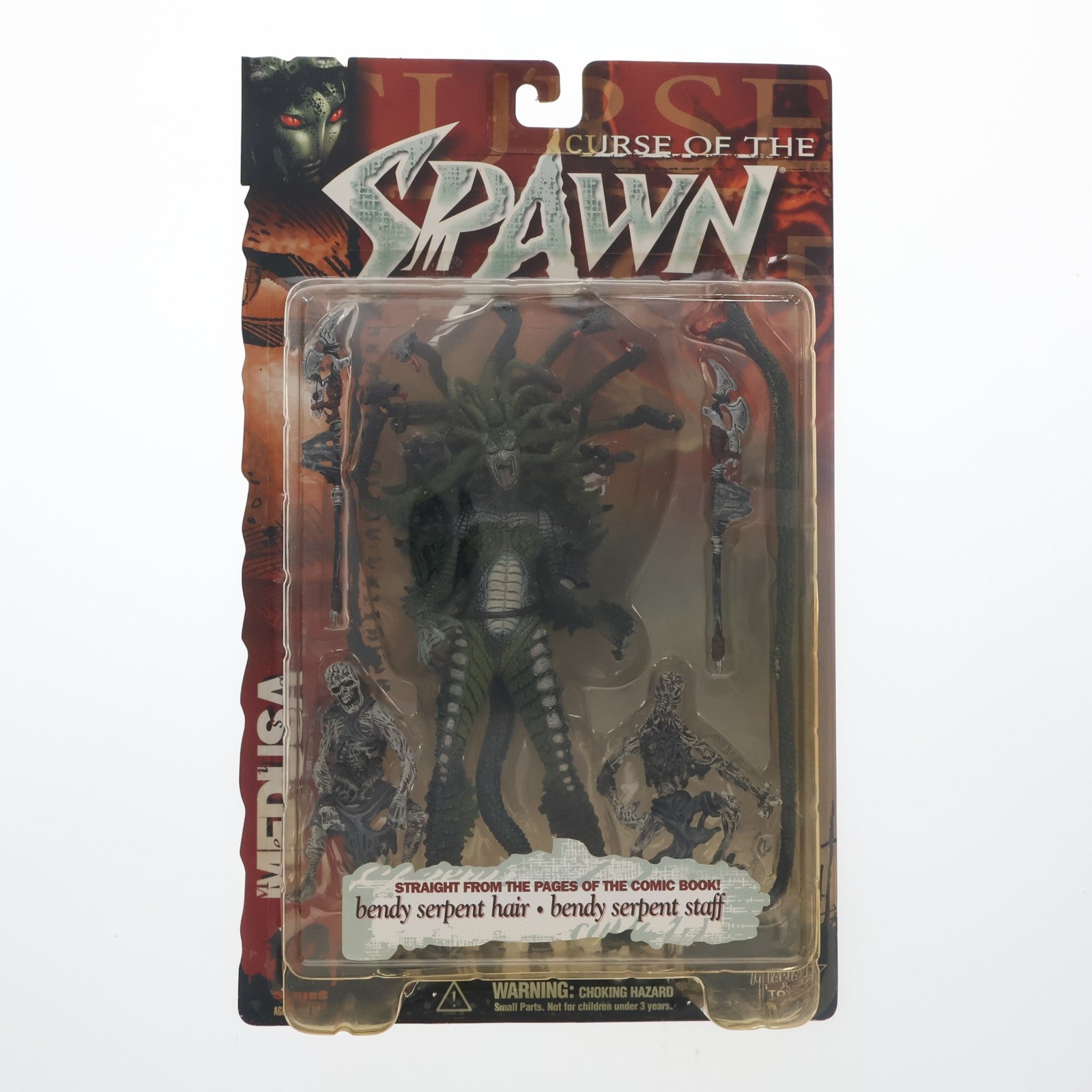 【中古即納】[FIG] スポーン・ウルトラ・アクションフィギュア シリーズ13 CURSE OF THE SPAWN(カース オブ ザ スポーン) メデューサ レッドアイver. 完成品 可動フィギュア マクファーレン・トイズ(19991231)