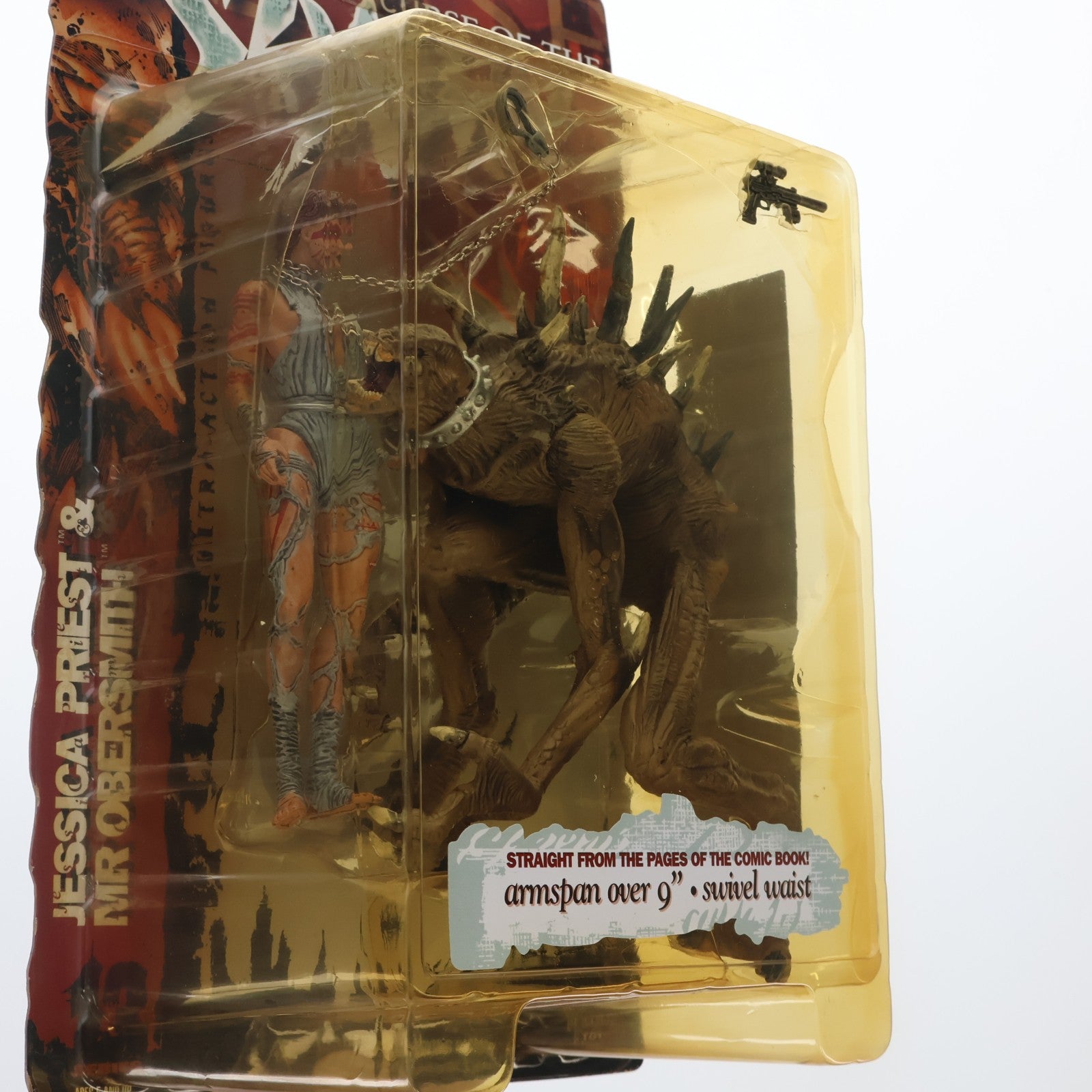 【中古即納】[FIG] スポーン・ウルトラ・アクションフィギュア シリーズ13 CURSE OF THE SPAWN(カース オブ ザ スポーン) ジェシカ・プリースト&ミスター・オバースミス 完成品 可動フィギュア マクファーレン・トイズ(19991231)