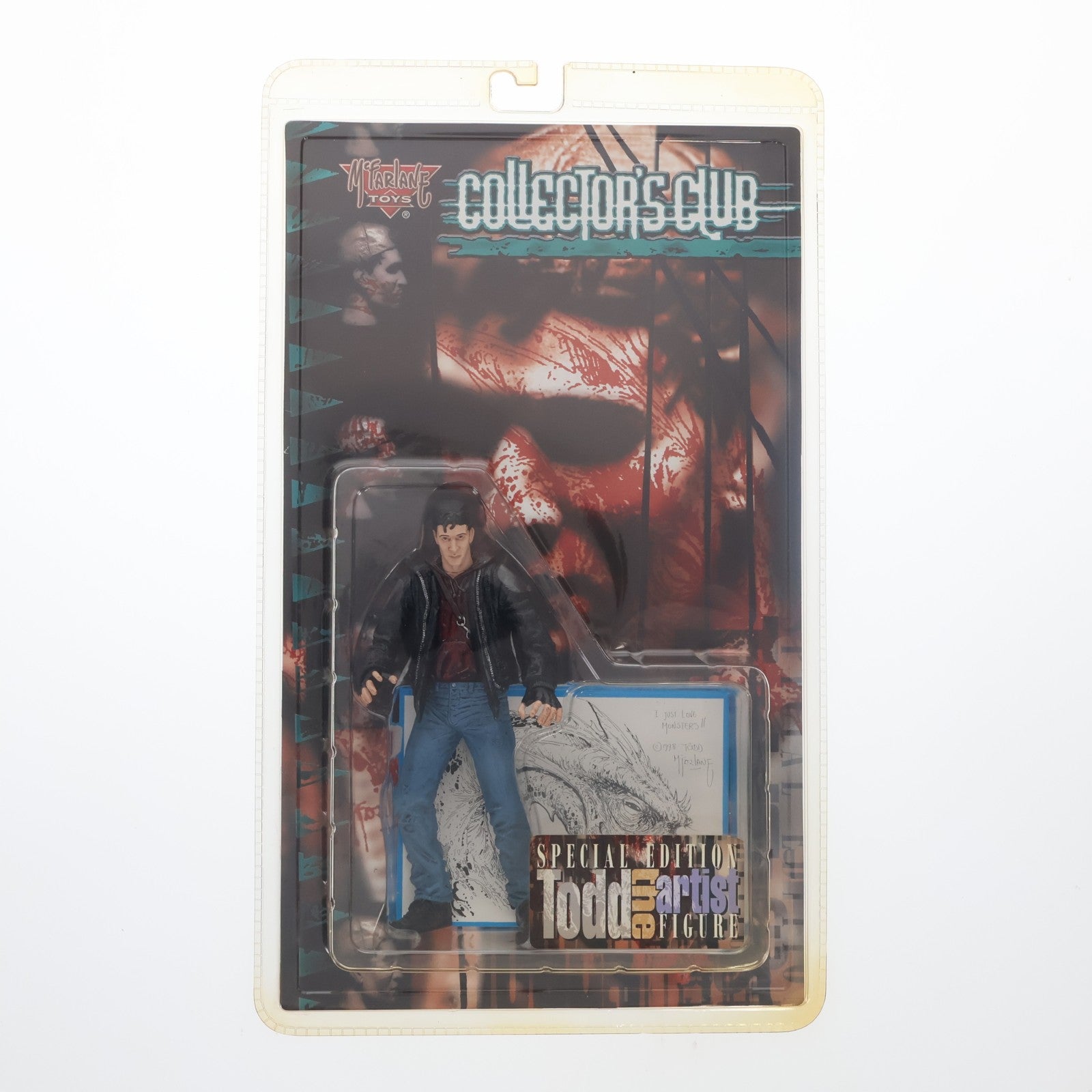 【中古即納】[FIG] スポーン・ウルトラ・アクションフィギュア SPAWN COLLECTOR'S CLUB スペシャルエディション トッド・ザ・アーティスト 完成品 可動フィギュア マクファーレン・トイズ(19991231)