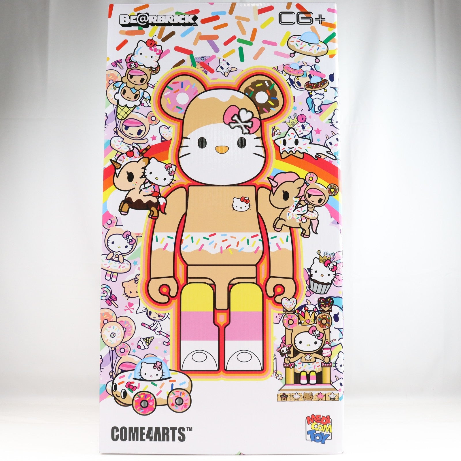 【中古即納】[FIG] Hello Kitty(ハローキティ) x Tokidoki(トキドキ) x BE@RBRICK(ベアブリック) 1000% 完成品 可動フィギュア メディコム・トイ(20081231)