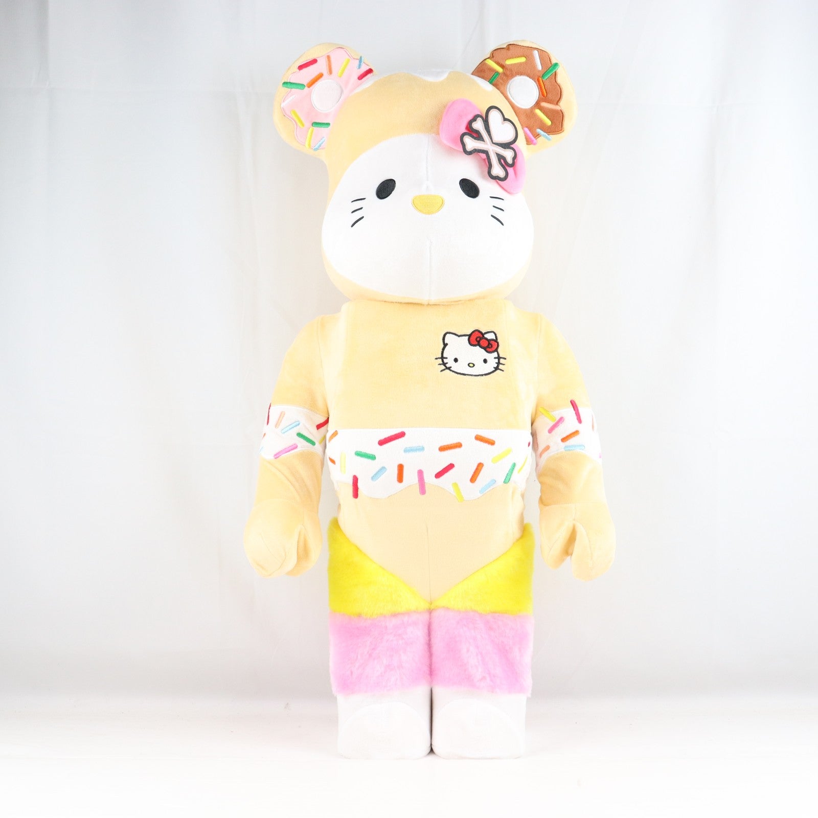 【中古即納】[FIG] Hello Kitty(ハローキティ) x Tokidoki(トキドキ) x BE@RBRICK(ベアブリック) 1000% 完成品 可動フィギュア メディコム・トイ(20081231)