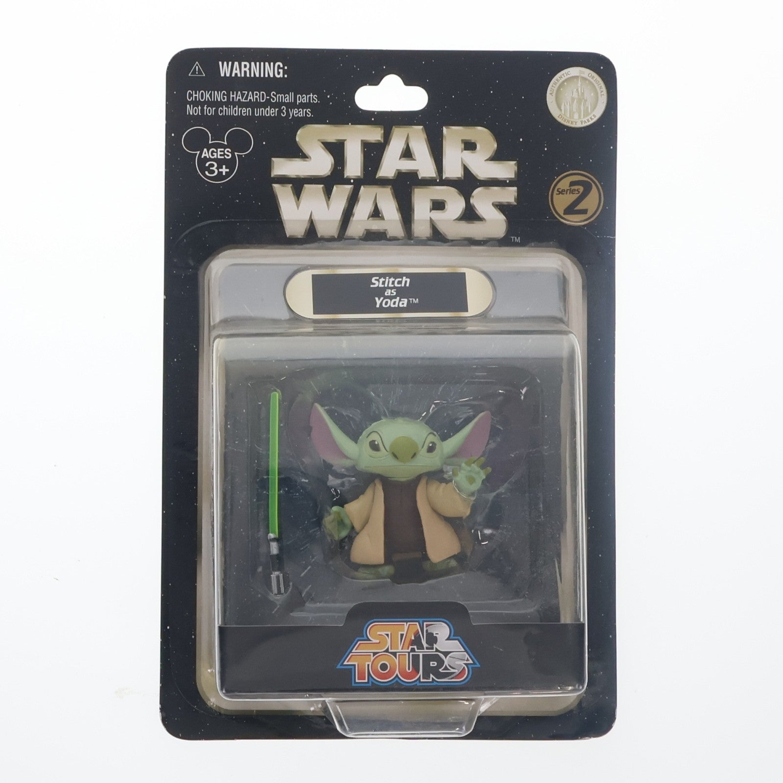 【中古即納】[FIG] U.S.ディズニーパーク限定 スター・ウォーズ スター・ツアーズ シリーズ2 スティッチasヨーダ ディズニー×STAR WARS 完成品 可動フィギュア ディズニーパーク(20081231)