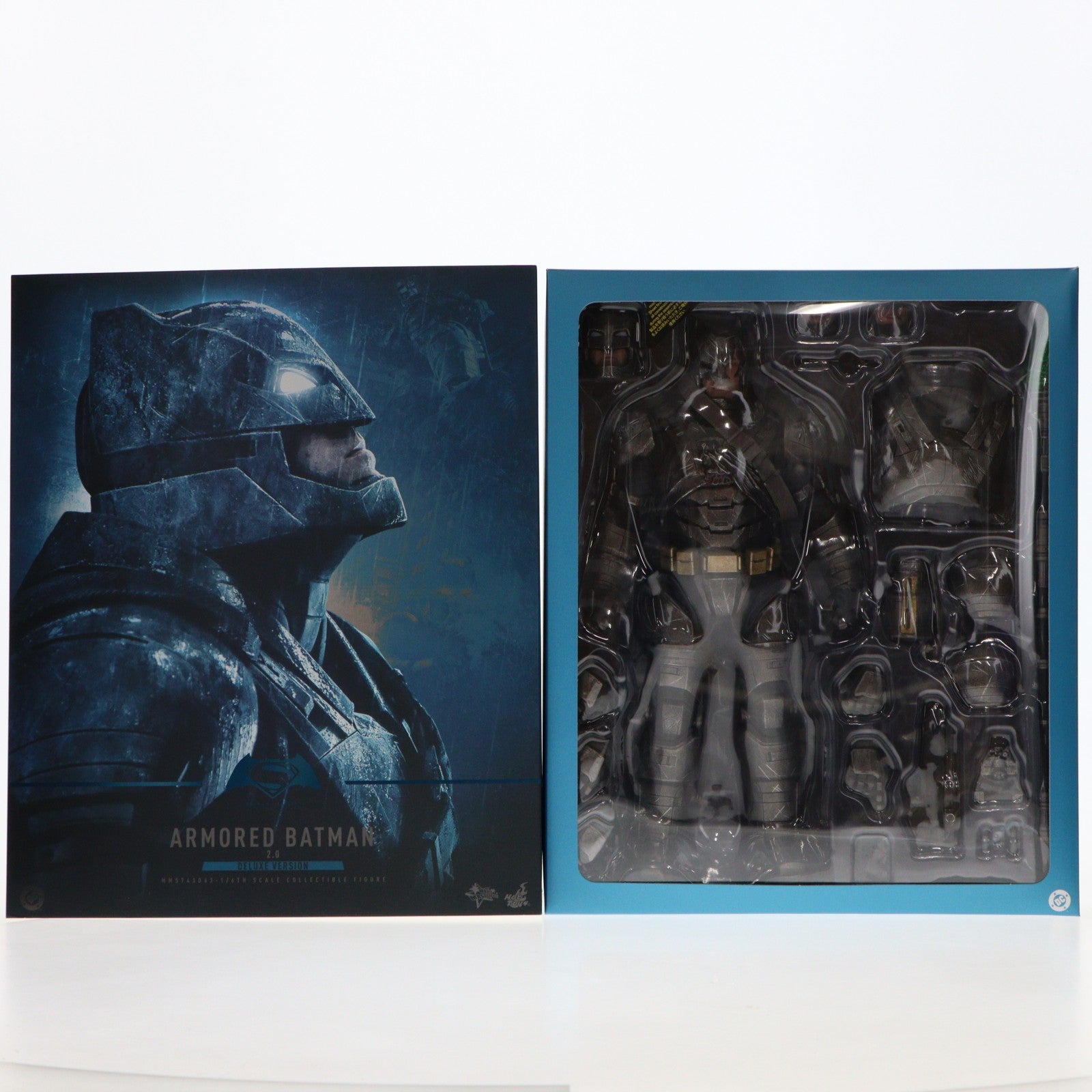 【中古即納】[FIG] トイサピエンス限定 ムービー・マスターピース DIECAST アーマード・バットマン(2.0/デラックス版) バットマン vs スーパーマン ジャスティスの誕生 1/6 完成品 可動フィギュア(MM#743D63) ホットトイズ(20260131)