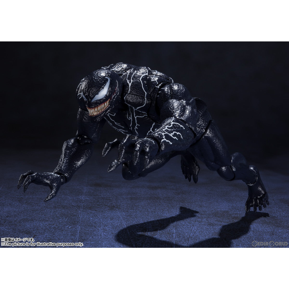 【中古即納】[FIG] S.H.Figuarts(フィギュアーツ) ヴェノム(ヴェノム:レット・ゼア・ビー・カーネイジ) 完成品 可動フィギュア バンダイスピリッツ(20221224)