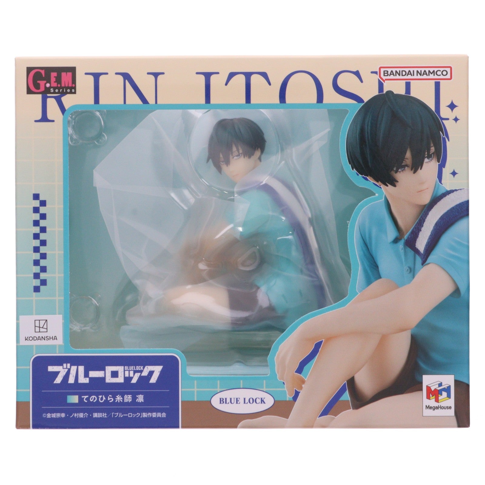 【中古即納】[FIG] G.E.M.シリーズ てのひら糸師凛(いとしりん) ブルーロック 完成品 フィギュア メガハウス(20251031)