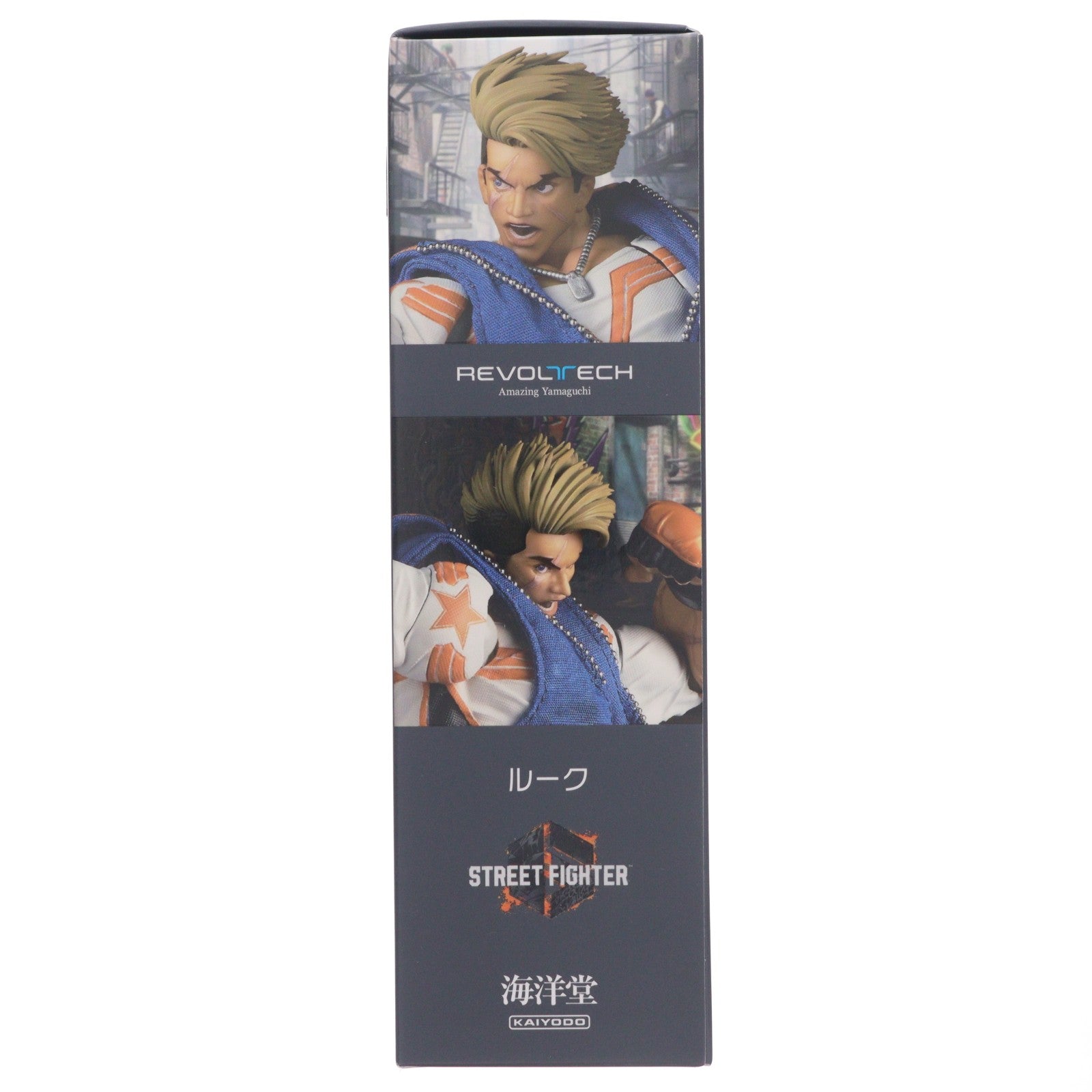 【中古即納】[FIG] 海洋堂直営店限定特典付属 リボルテック アメイジング・ヤマグチ ルーク STREET FIGHTER 6(ストリートファイター6) 完成品 可動フィギュア(NR078) 海洋堂(20260313)