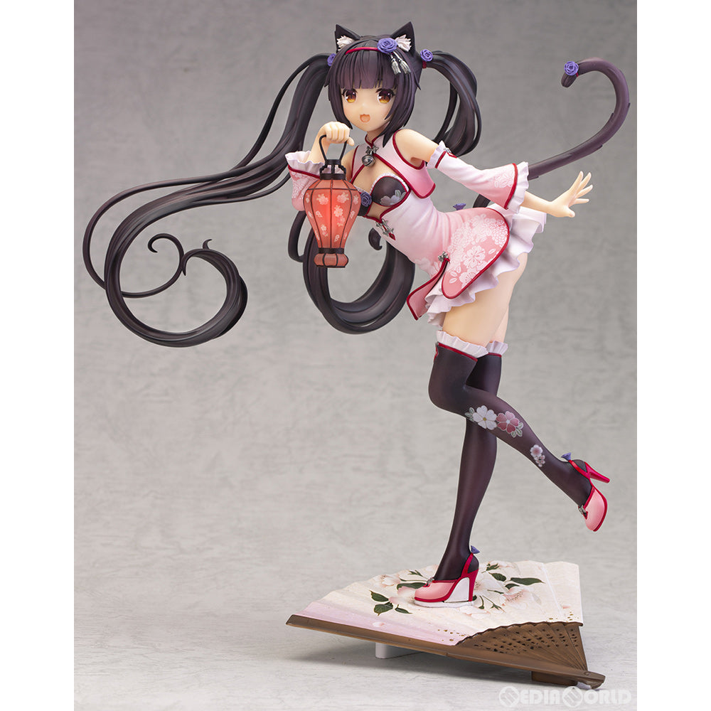 【中古即納】[FIG] ポストカード付属 ショコラ チャイナドレスedition illustration by さより STD Ver. ネコぱら 1/6 完成品 フィギュア(AX-0226) アルファマックス(20210116)