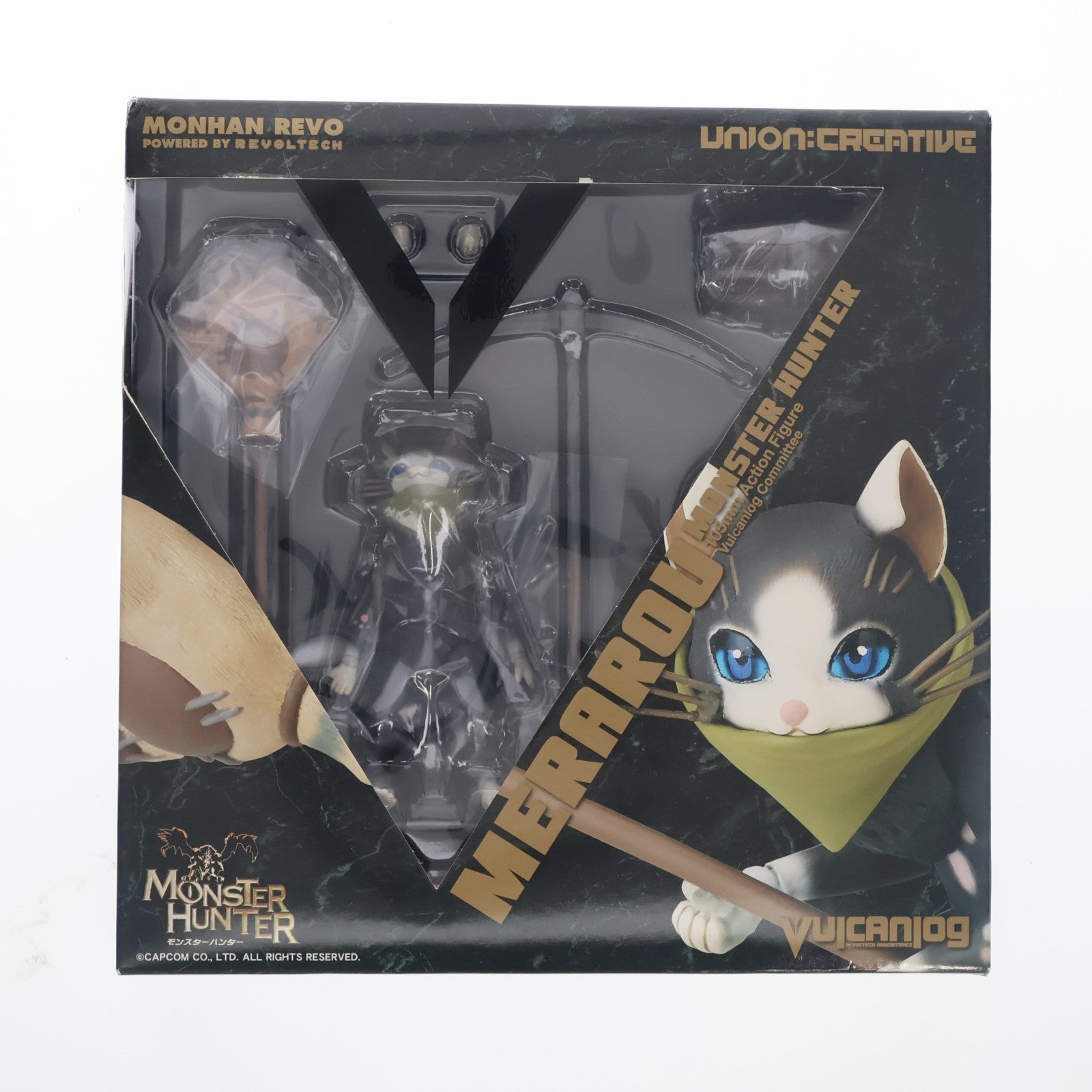 【中古即納】[FIG] Vulcanlog(ヴァルカン-ログ) 006モンハンリボ メラルー モンスターハンター4G 完成品 可動フィギュア ユニオンクリエイティブ(20160522)