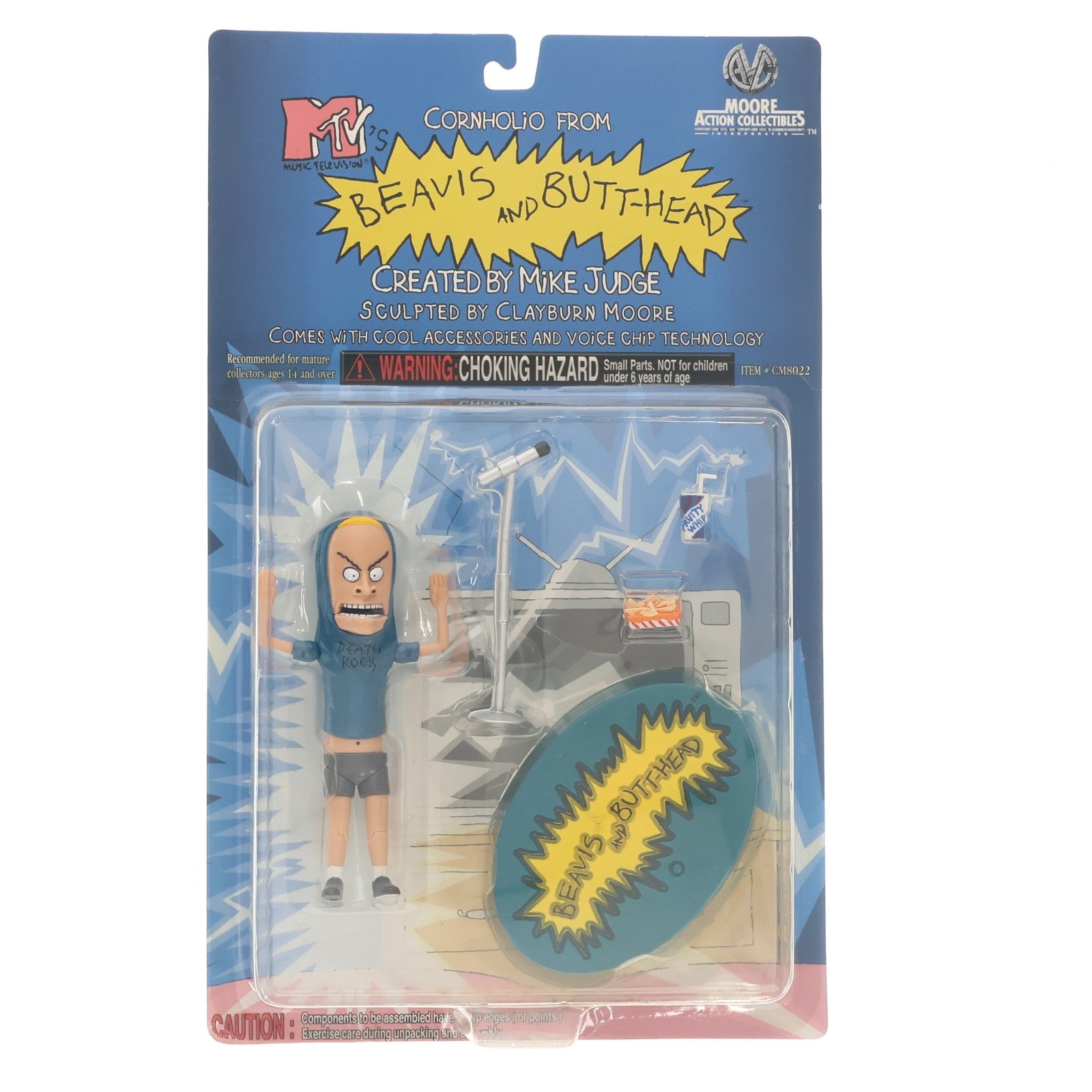 【中古即納】[FIG] コンホリオ(肛門ホリオ) BEAVIS AND BUTT-HEAD(ビーバス・アンド・バットヘッド) 完成品 アクションフィギュア(CM8022) Moore Action Collectibles(19981231)