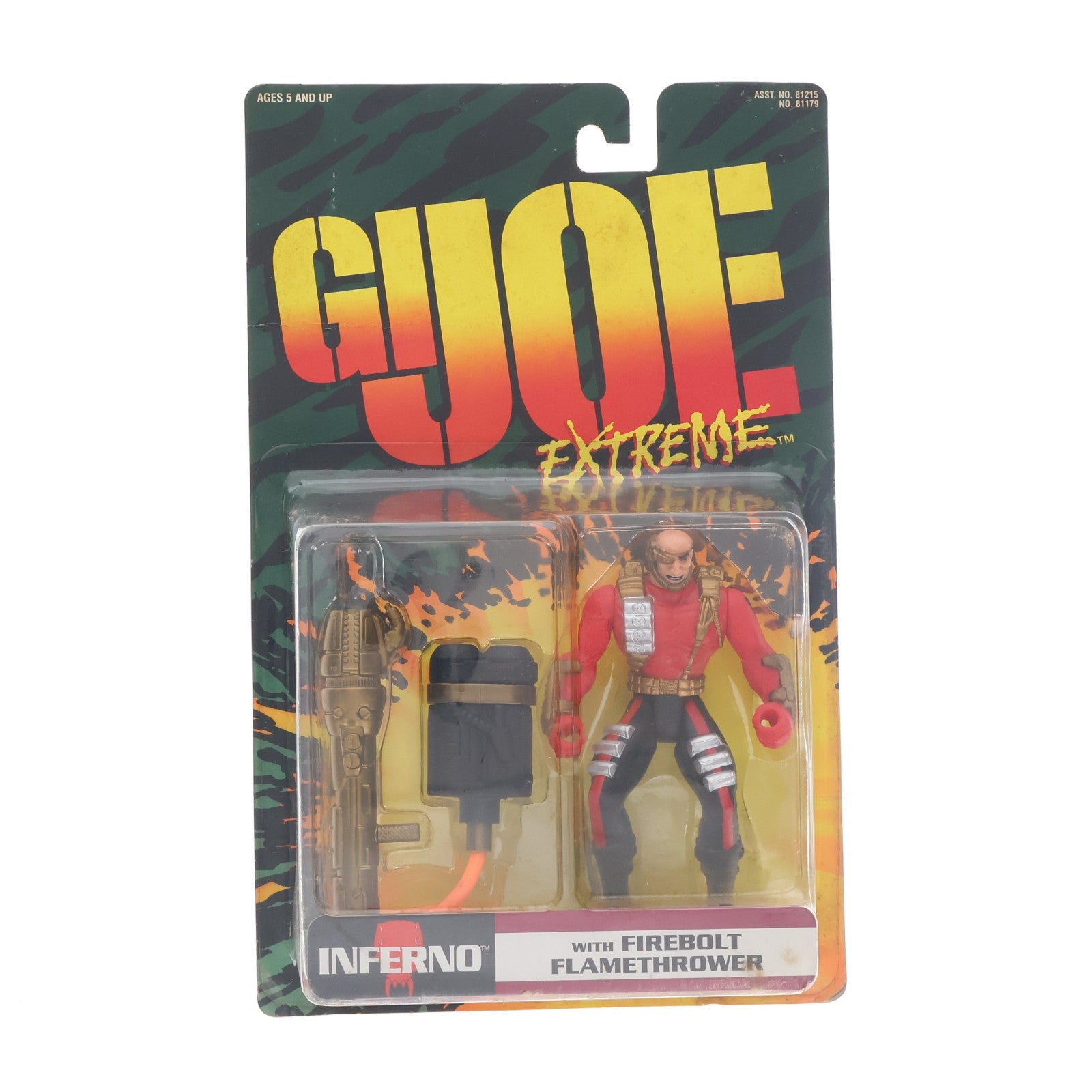 【中古即納】[FIG] INFERNO(インフェルノ) WITH FIREBOLT FLAMETHROWER G.I. JOE EXTREME(G.I.ジョー・エクストリーム) 完成品 可動フィギュア(81179) Kenner(ケナー)(19951231)