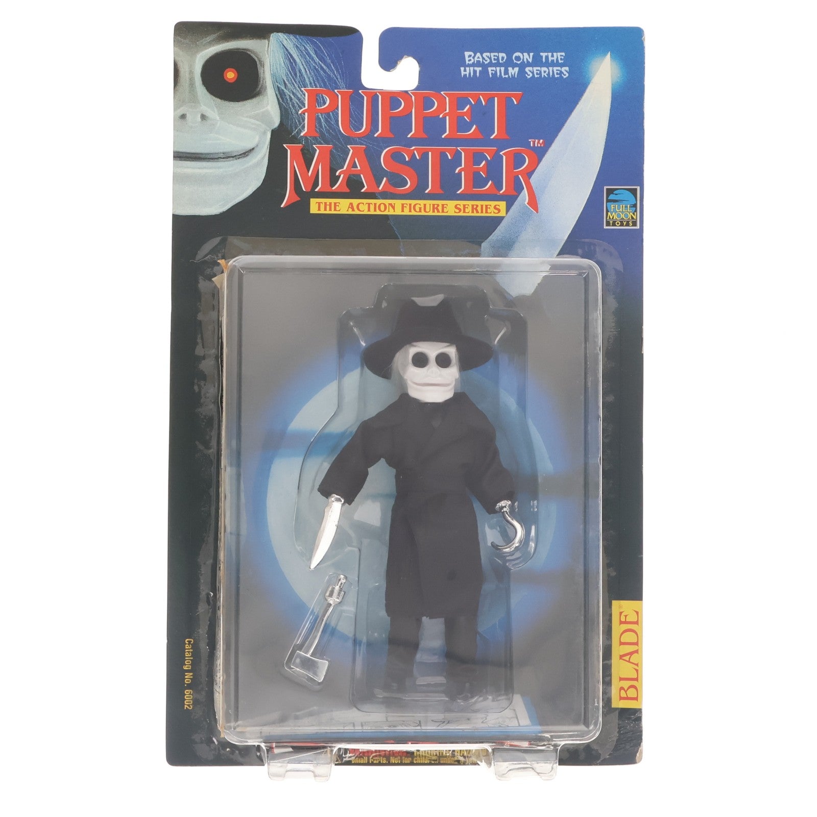 【中古即納】[FIG] BASED ON THE HIT FILM SERIES BLADE(ブレイド)(黒衣装/ナイフ・フック銀) パペット・マスター 完成品 アクションフィギュア フルムーントイズ(19971231)