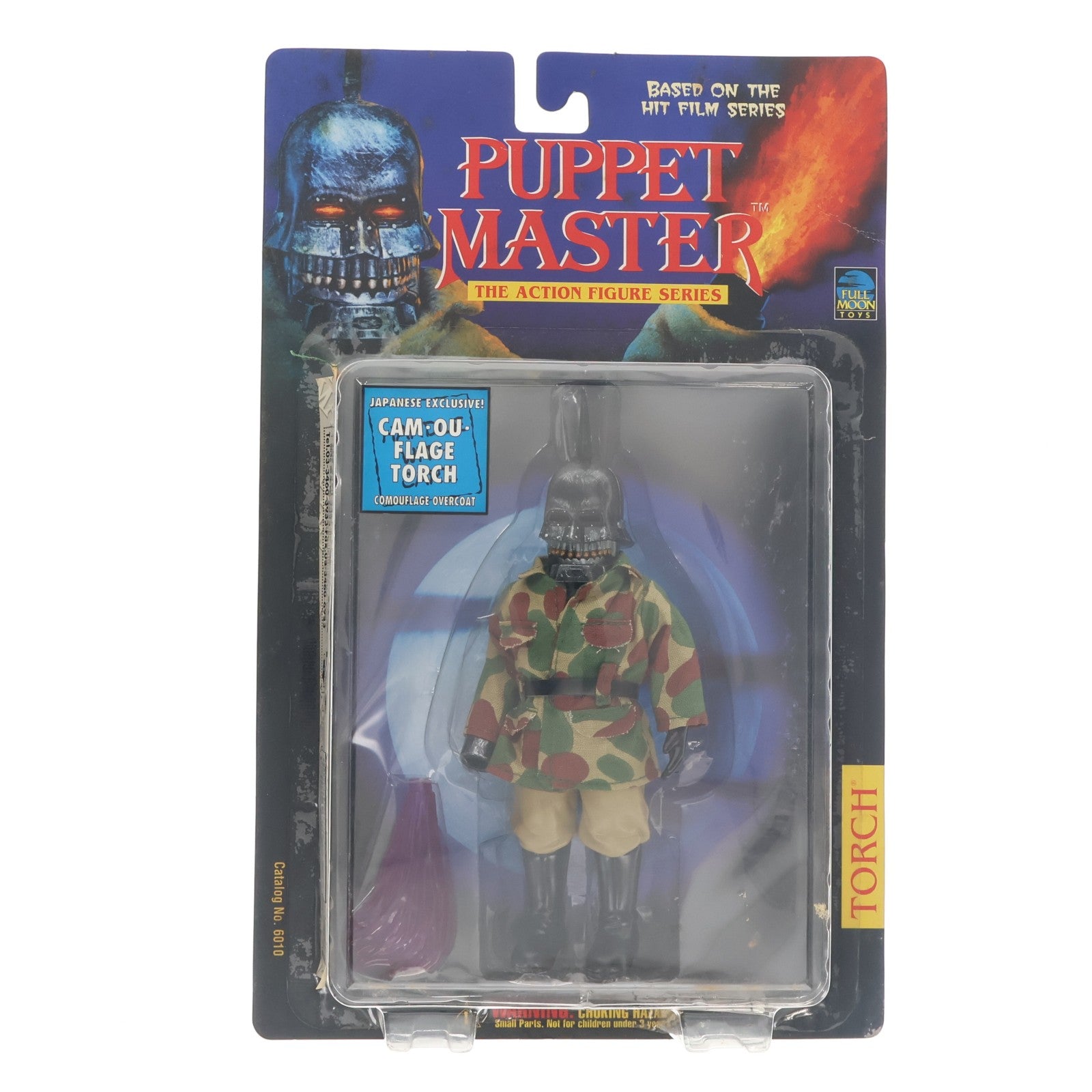 【中古即納】[FIG] BASED ON THE FILM SERIES Torch(トーチ)(黒マスク/迷彩セーター/紫炎) 日本限定カモフラージュ パペット・マスター2 完成品 アクションフィギュア フルムーントイズ(19991231)