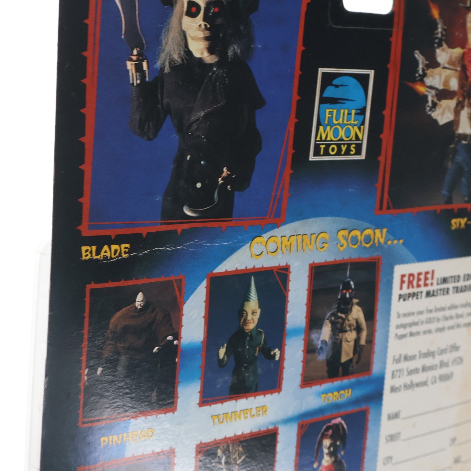 【中古即納】[FIG] BASED ON THE HIT FILM SERIES SIX SHOOTER(シックスシューター)(白シャツ/青バンダナ/銀銃) パペット・マスター3/ナチス大決闘 完成品 アクションフィギュア フルムーントイズ(19971231)