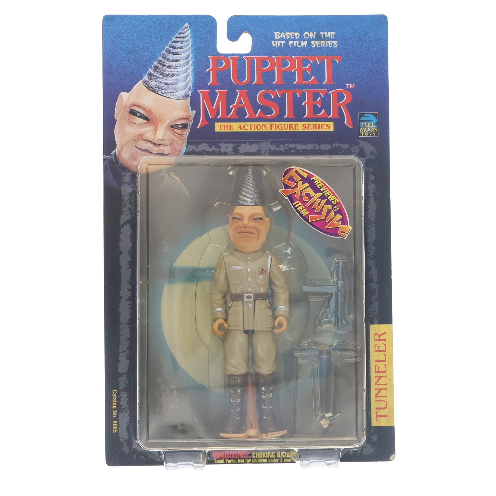 【中古即納】[FIG] プレビュー限定 BASED ON THE HIT FILM SERIES TUNNELER(トネラー)(銀ドリル/カーキ軍服) パペット・マスター 完成品 アクションフィギュア フルムーントイズ(19971231)