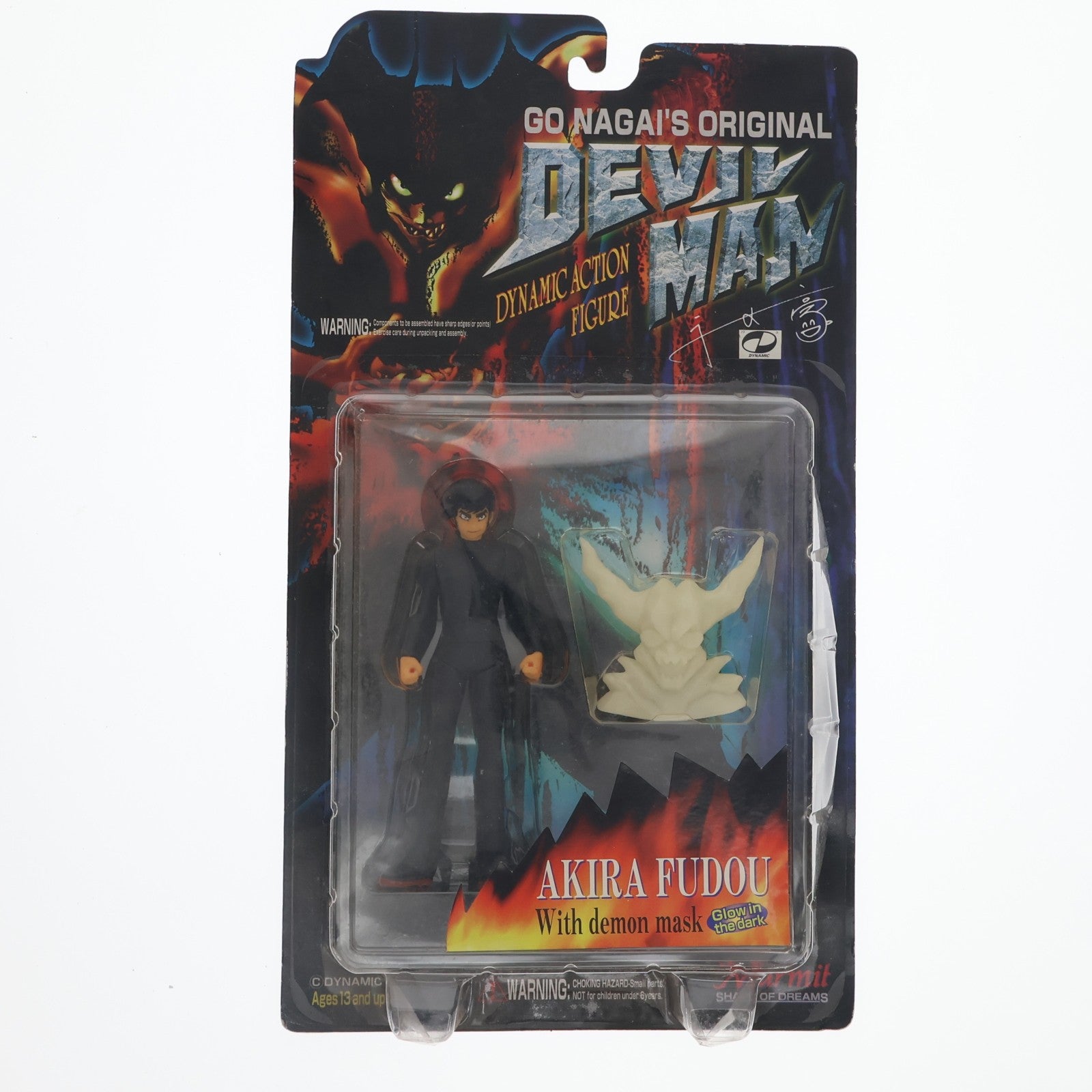【中古即納】[FIG] デビルマンダイナミックアクションフィギュア 不動明(ふどうあきら) 1st Edition ブラックカラーver. 完成品 可動フィギュア マーミット(19991231)