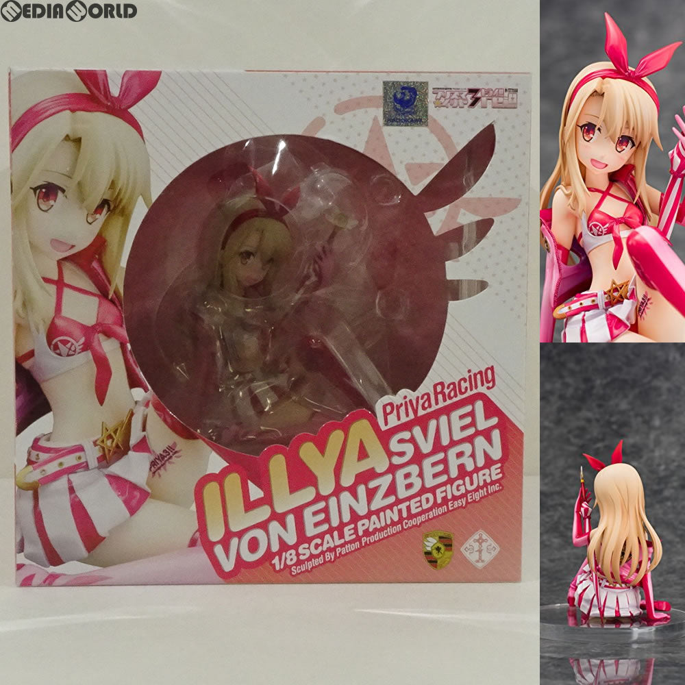 【中古即納】[FIG] プラスワン ONLINESHOP限定 イリヤスフィール・フォン・アインツベルン PRIYA Racing Fate/kaleid liner(フェイト/カレイドライナー) プリズマ☆イリヤ ドライ!! 1/8 完成品 フィギュア プラスワン(20171130)
