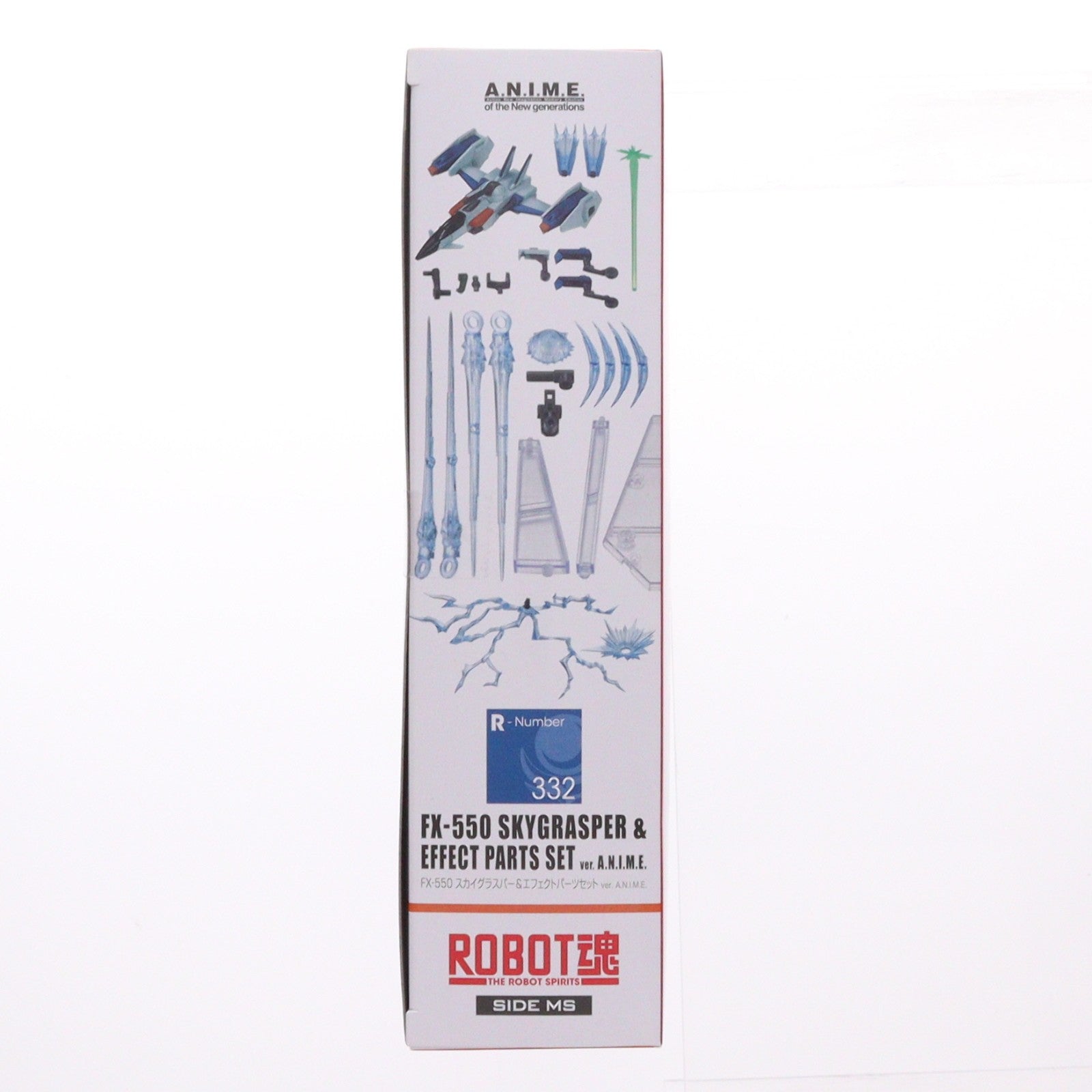 【中古即納】[FIG] ROBOT魂(SIDE MS) FX-550 スカイグラスパー&エフェクトパーツセット ver. A.N.I.M.E. 機動戦士ガンダムSEED(シード) 完成品 可動フィギュア バンダイスピリッツ(20250426)