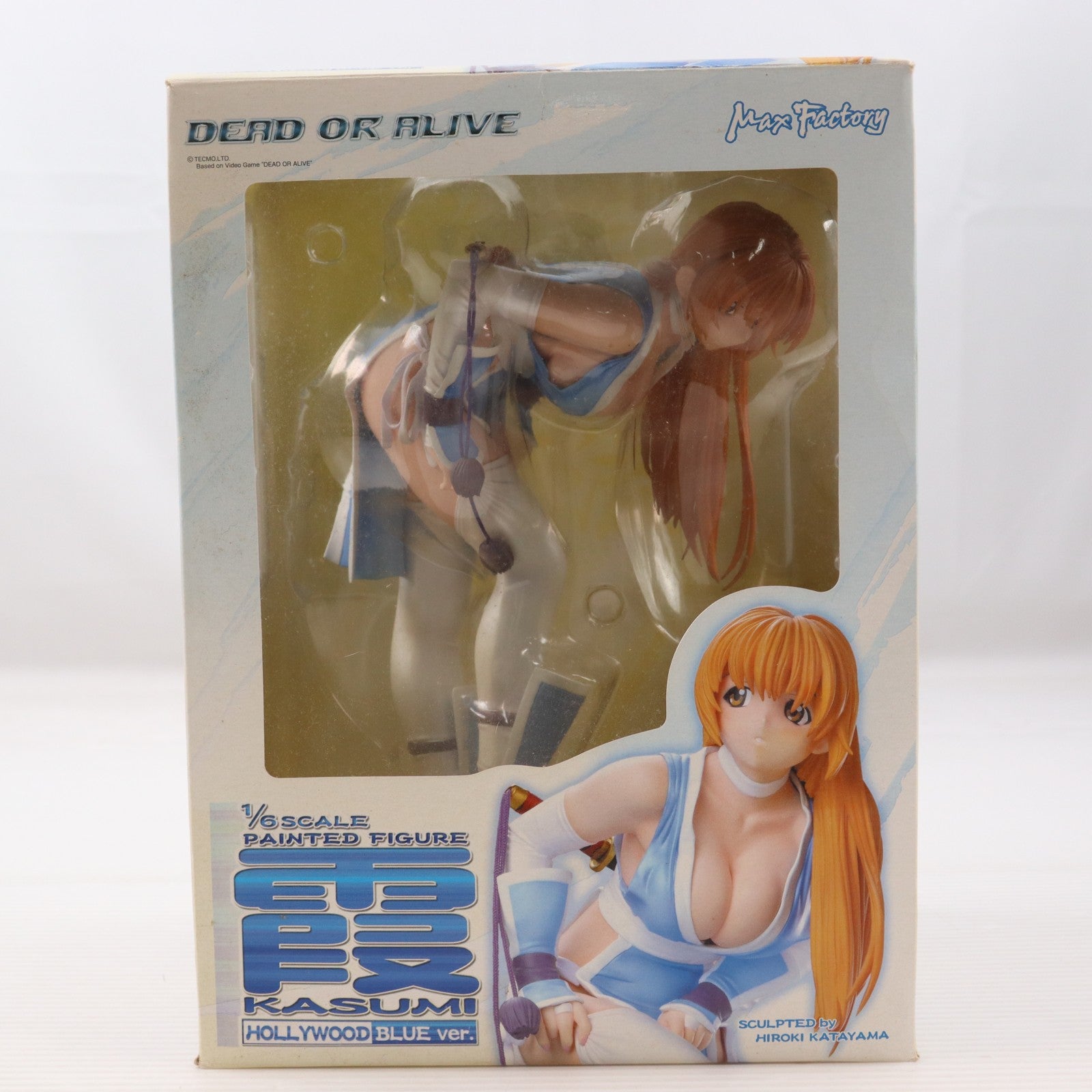 【中古即納】[FIG] 霞(かすみ) ハリウッドブルーVer. DEAD OR ALIVE(デッドオアアライブ) 1/6 完成品 フィギュア テクモオンラインショップ限定 マックスファクトリー(20070721)