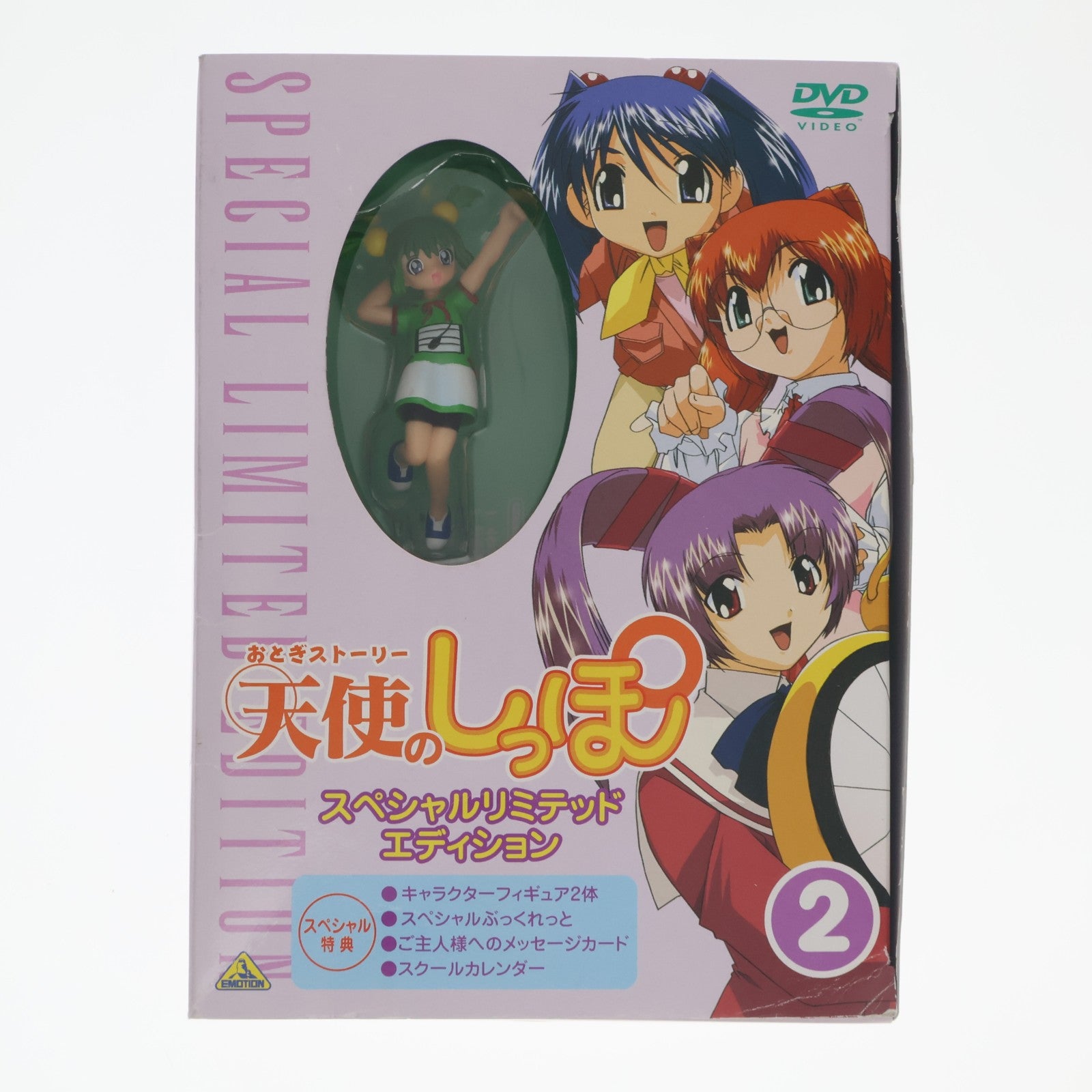 【中古即納】[FIG] (フィギュア単品) カエルのルル&キツネのアカネ DVD おとぎストーリー 天使のしっぽ 2 スペシャルリミテッドエディション 特典 完成品 フィギュア バンダイビジュアル(20020225)