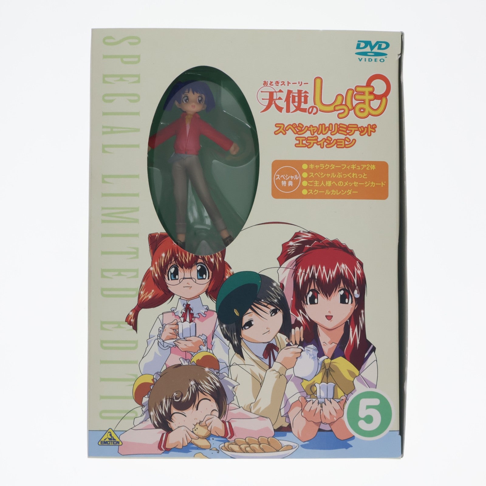 【中古即納】[FIG] (フィギュア単品) イヌのナナ&カメのアユミ DVD おとぎストーリー 天使のしっぽ 5 スペシャルリミテッドエディション 特典 完成品 フィギュア バンダイビジュアル(20020525)
