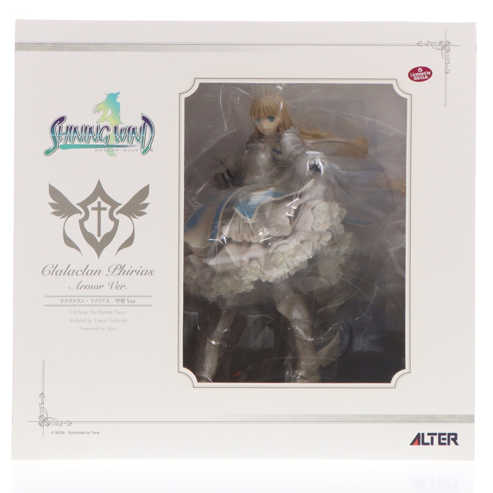 【中古即納】[FIG] クララクラン・フィリアス 甲冑Ver. シャイニング・ウィンド 1/8 完成品 フィギュア アルター(20100820)