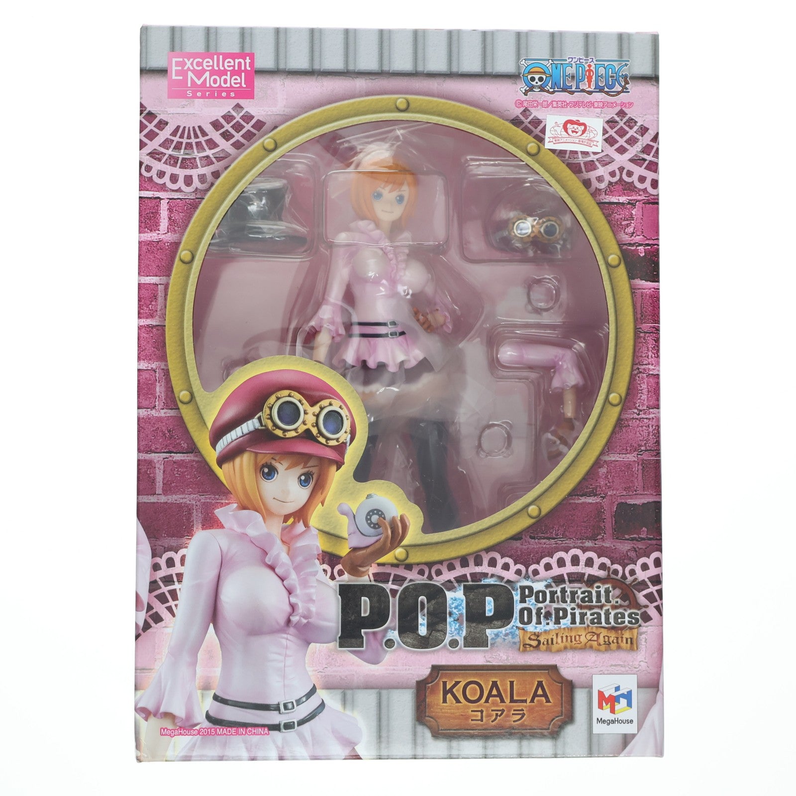 【中古即納】[FIG] Portrait.Of.Pirates P.O.P Sailing Again コアラ ONE PIECE(ワンピース) 1/8 完成品 フィギュア メガハウス(20150912)