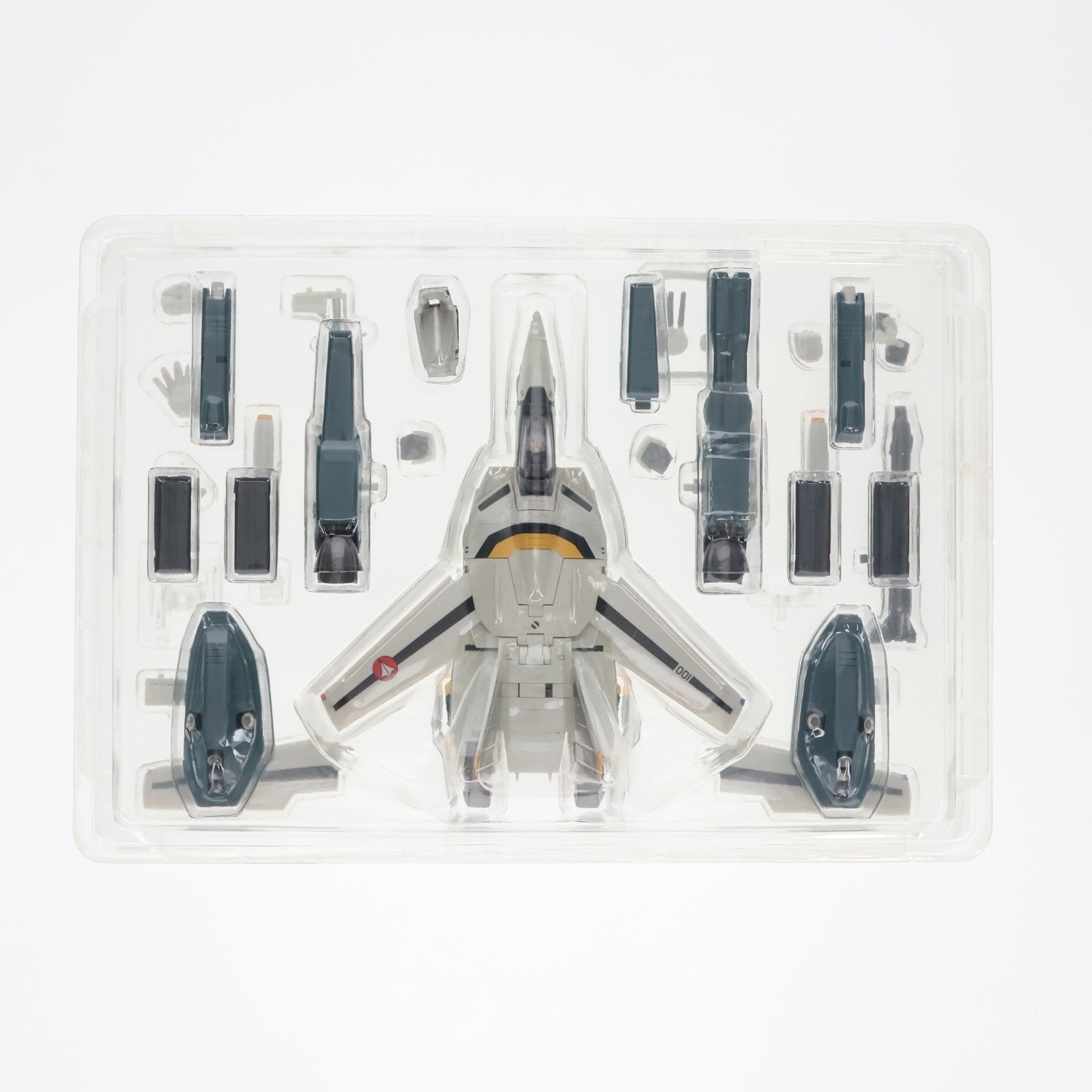 【中古即納】[FIG] VF HI-METAL VF-1S ストライクバルキリー(ロイ・フォッカー機) 超時空要塞マクロス 愛・おぼえていますか 1/100 完成品 フィギュア バンダイ(20101120)
