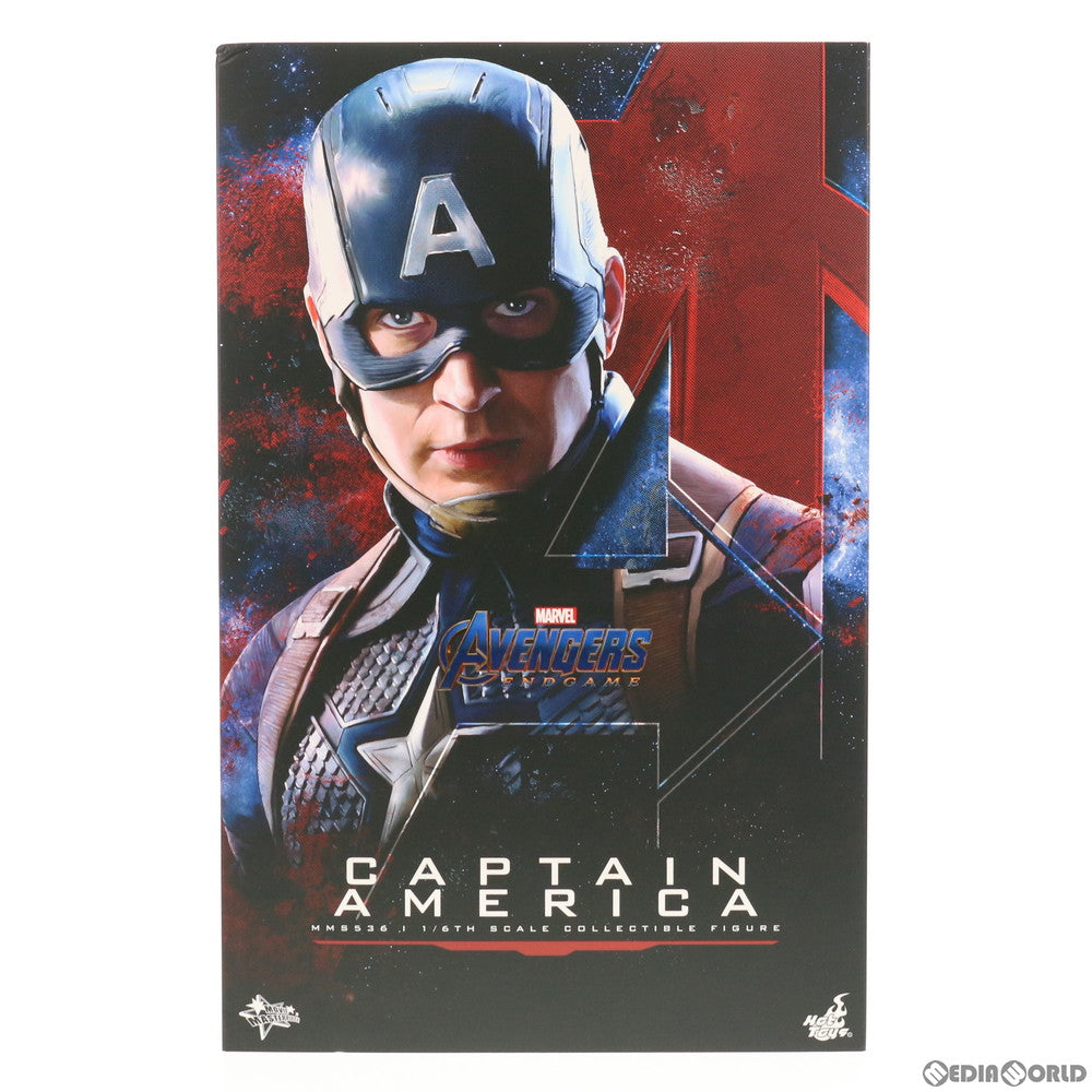 【中古即納】[FIG] ムービー・マスターピース キャプテン・アメリカ アベンジャーズ/エンドゲーム 1/6 完成品 可動フィギュア(MM#536) ホットトイズ(20210331)