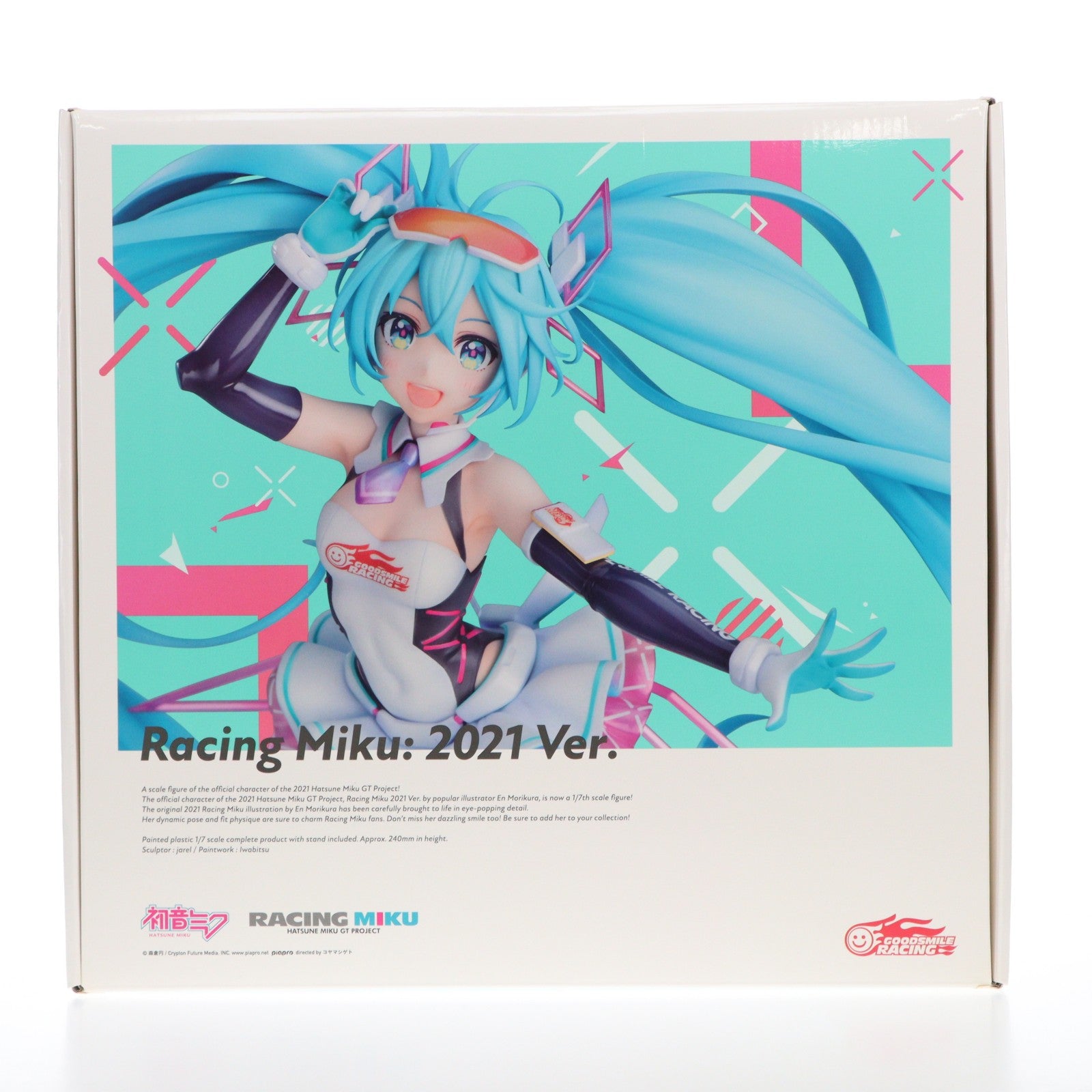 【中古即納】[FIG] GOODSMILE ONLINE SHOP限定 レーシングミク 2021Ver. 初音ミク GTプロジェクト 1/7 完成品 フィギュア グッドスマイルカンパニー(20221231)