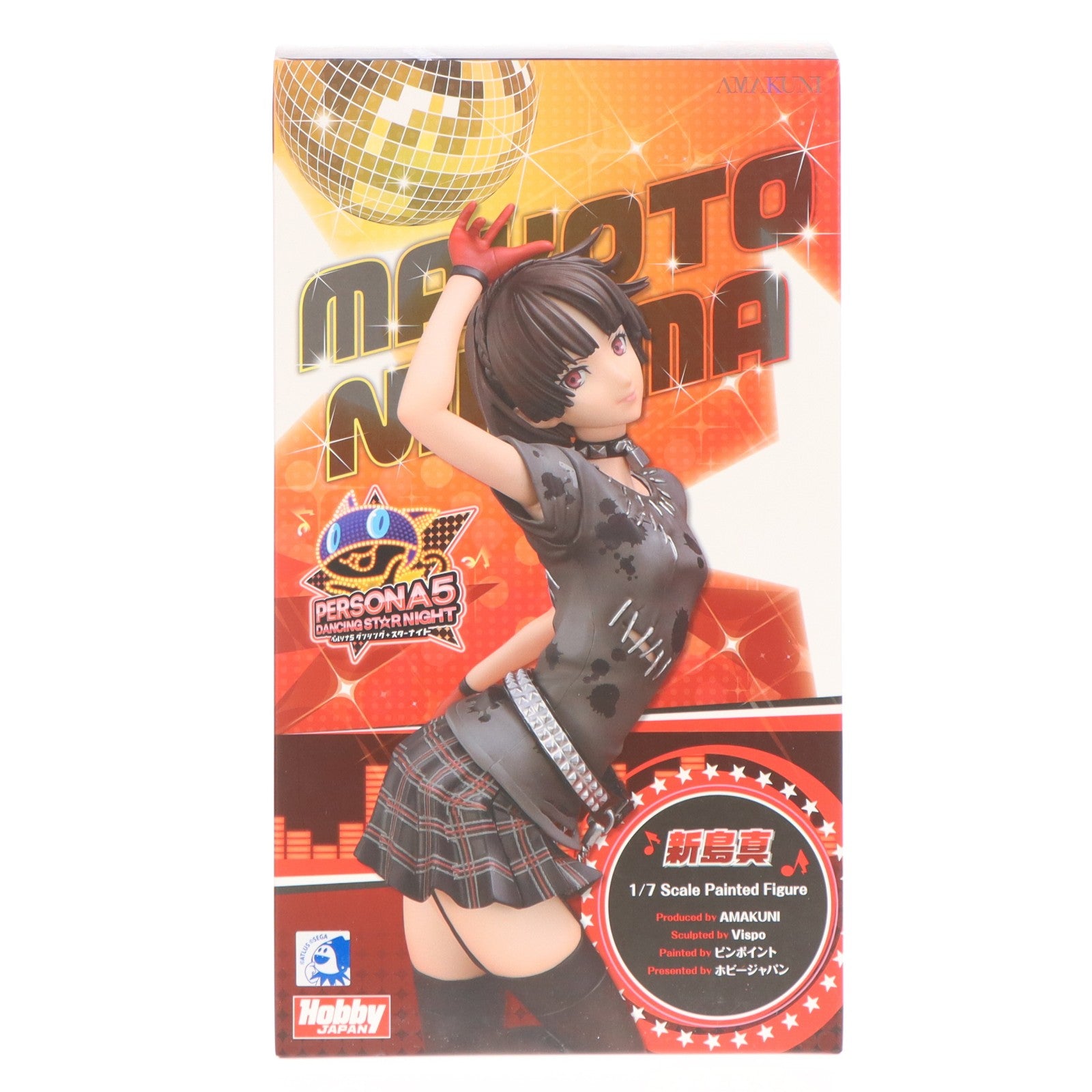 【中古即納】[FIG] 新島真(にいじままこと) ペルソナ5 ダンシング・スターナイト 1/7 完成品 フィギュア 月刊ホビージャパン誌上通販&オンラインショップ限定 ホビージャパン/AMAKUNI(アマクニ)(20210831)