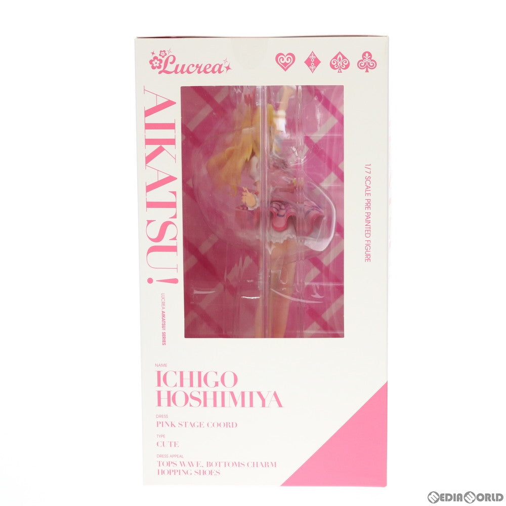 【中古即納】[FIG] Lucrea(ルクリア) 星宮いちご(ほしみやいちご) ピンクステージコーデ アイカツ! 1/7 完成品 フィギュア メガハウス(20190824)