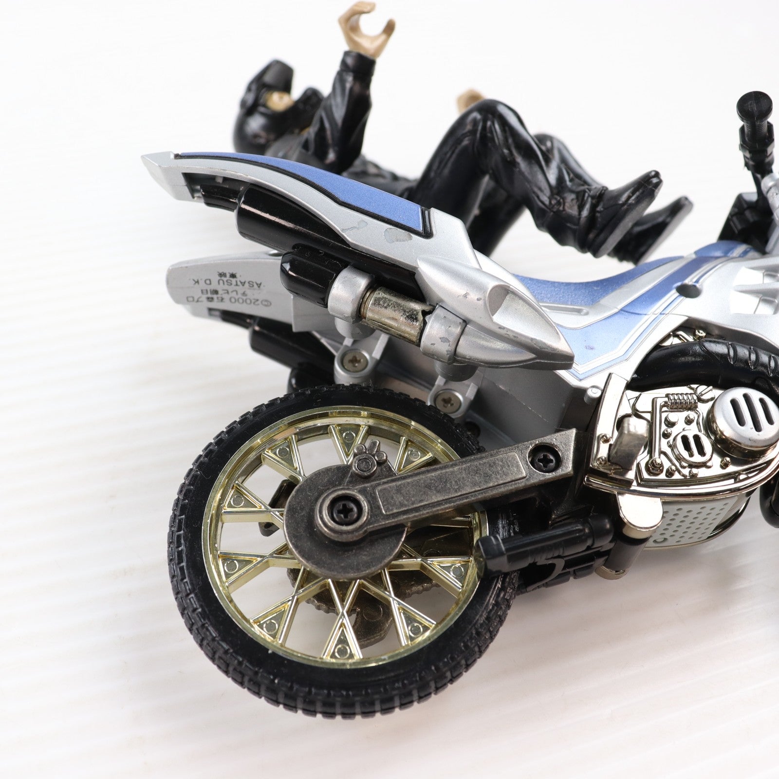 【中古即納】[FIG] 仮面ライダーワールド特別限定 ビートチェイサー2000 ブルーライン 仮面ライダークウガ 完成品 可動フィギュア バンダイ(20011231)