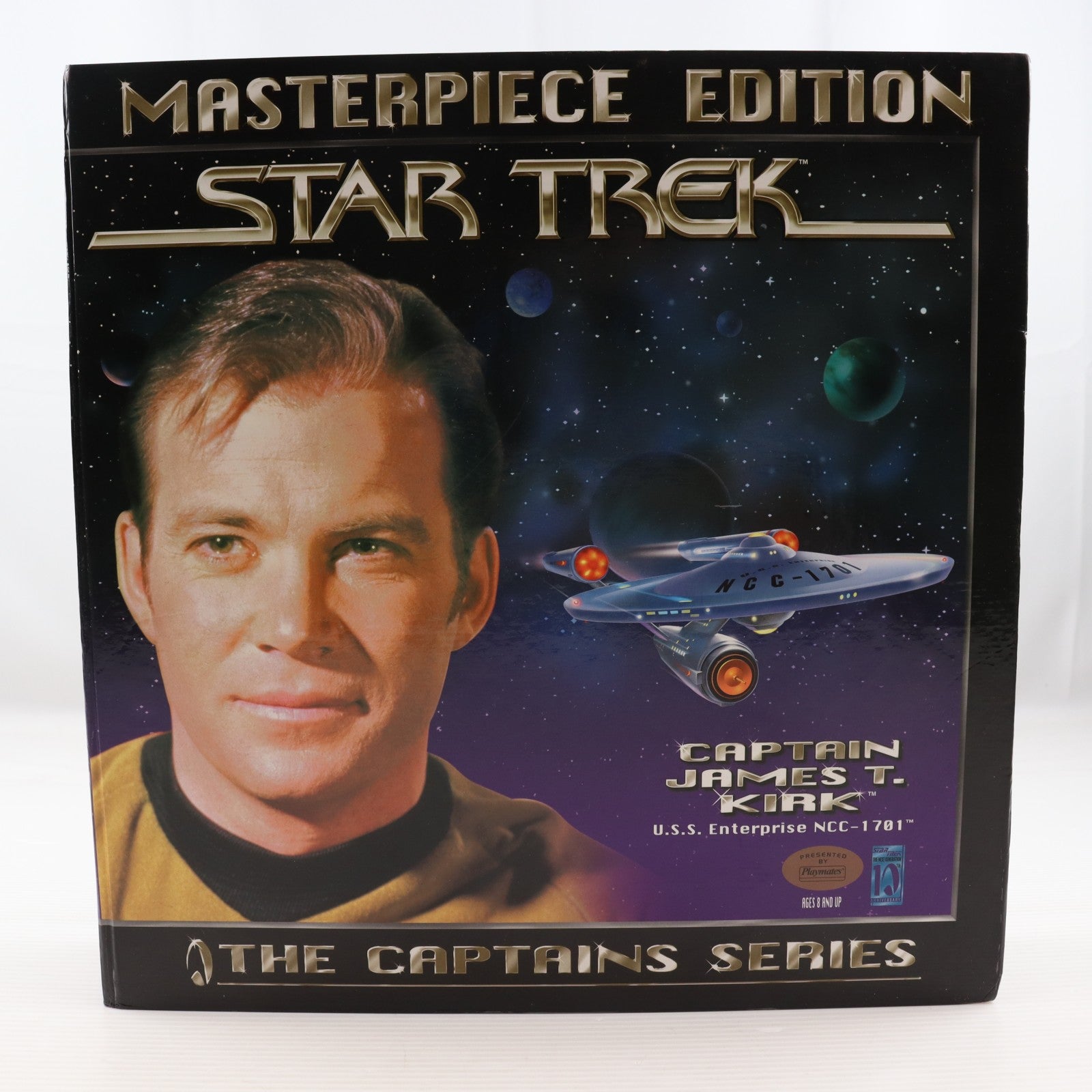 【中古即納】[FIG] MASTERPIECE EDITION THE CAPTAINS SERIES JAMES T. KIRK(ジェームズ・T・カーク艦長) STAR TREK(スター・トレック) TOS 宇宙大作戦 完成品 可動フィギュア(65042) Playmates(プレイメイツ)(19971231)