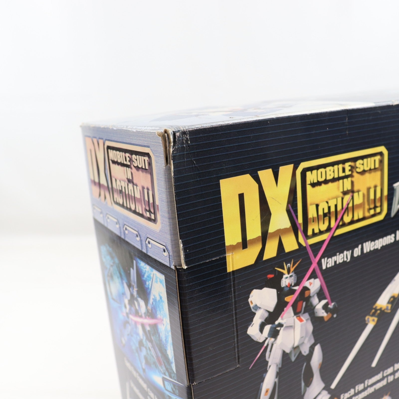 【中古即納】[FIG] DX MS IN ACTION!!(デラックス・モビルスーツ・イン・アクション) RX-93 νガンダム 機動戦士ガンダム 逆襲のシャア 完成品 可動フィギュア バンダイ(20020430)
