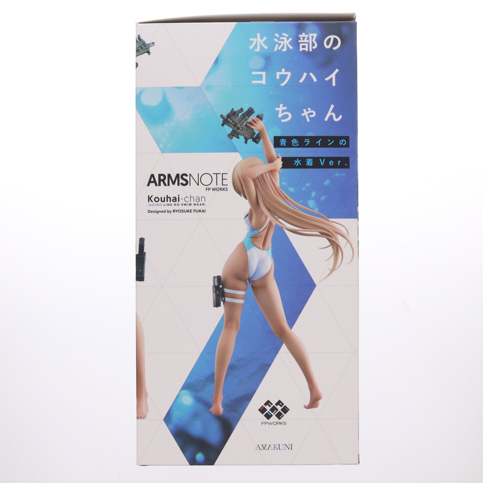 【中古即納】[FIG] 水泳部のコウハイちゃん 青色ラインの水着Ver. ARMS NOTE(アームズノート) 1/7 完成品 フィギュア ホビージャパンオンラインショップ限定 ホビージャパン(20231031)