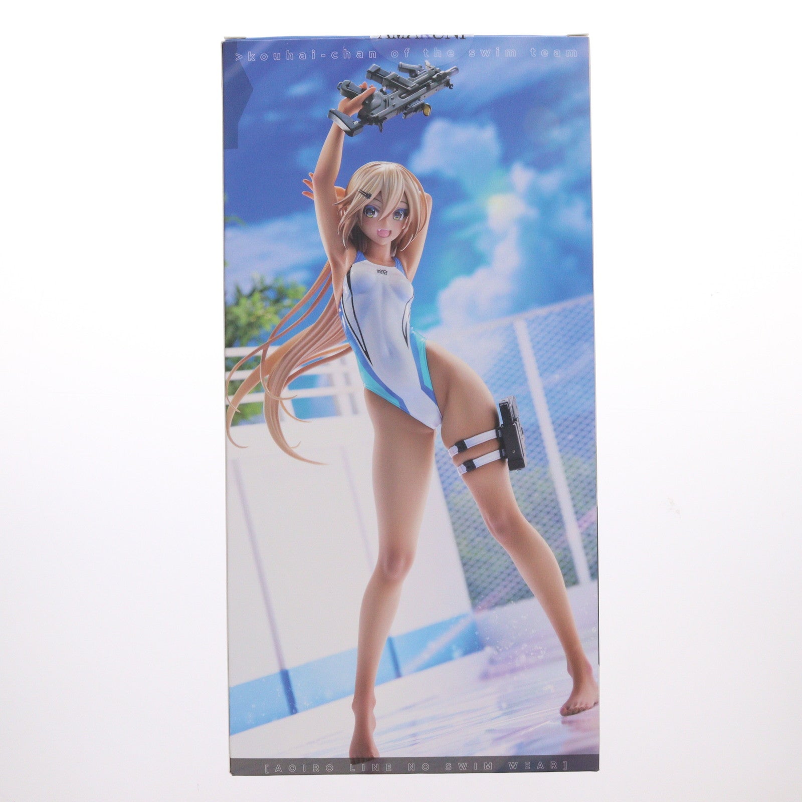 【中古即納】[FIG] 水泳部のコウハイちゃん 青色ラインの水着Ver. ARMS NOTE(アームズノート) 1/7 完成品 フィギュア ホビージャパンオンラインショップ限定 ホビージャパン(20231031)