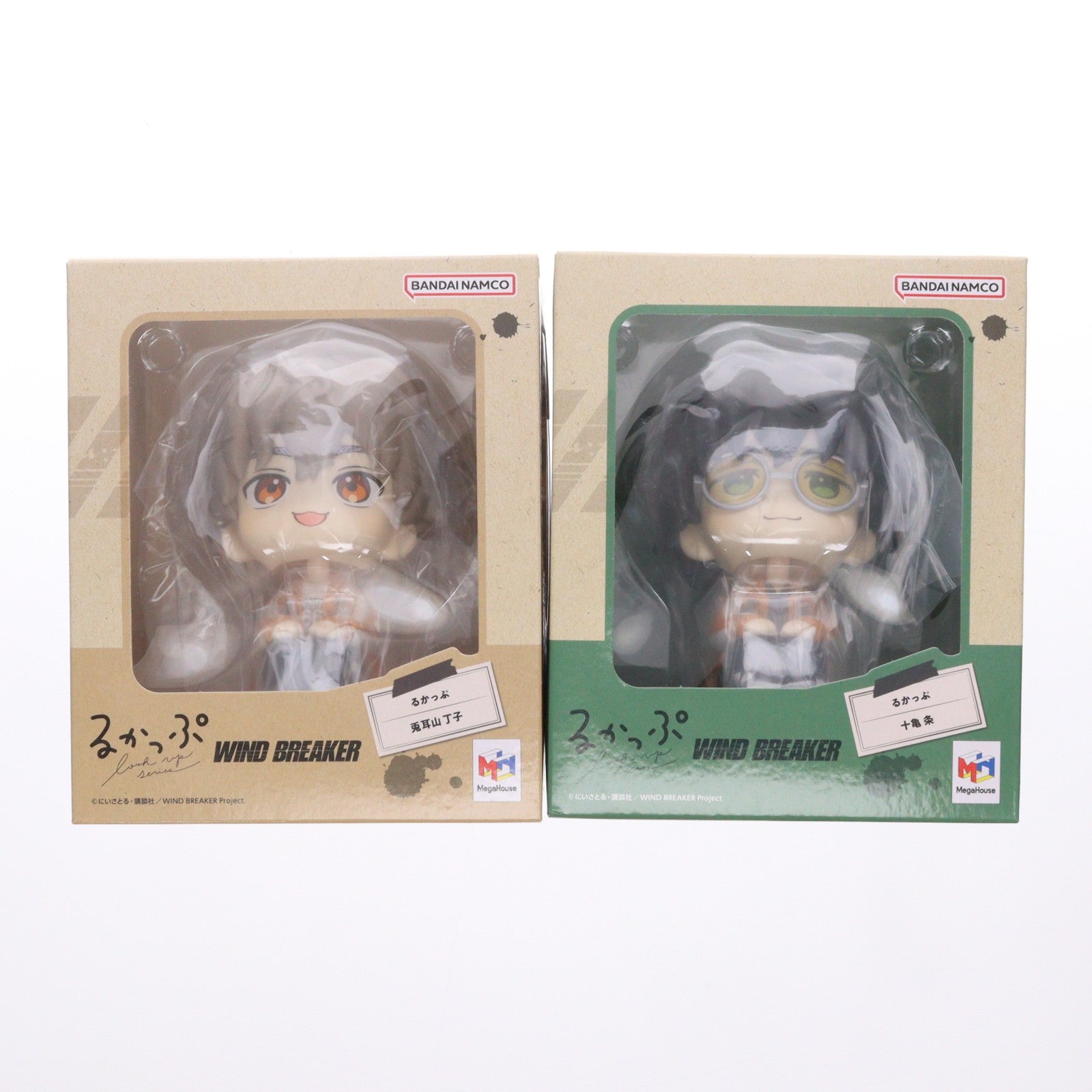 【中古即納】[FIG] メガトレショップ&プレミアムバンダイ限定特典付属 るかっぷ 兎耳山丁子&十亀条(とみやまちょうじ&とがめじょう) セット WIND BREAKER(ウィンドブレイカー) 完成品 フィギュア メガハウス(20250828)
