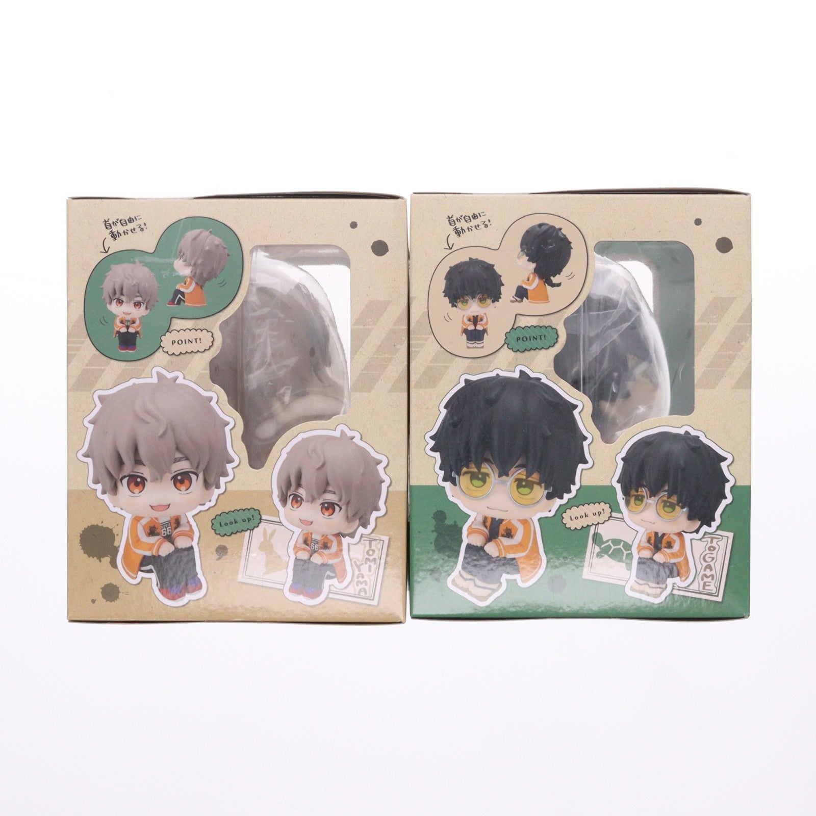 【中古即納】[FIG] メガトレショップ&プレミアムバンダイ限定特典付属 るかっぷ 兎耳山丁子&十亀条(とみやまちょうじ&とがめじょう) セット WIND BREAKER(ウィンドブレイカー) 完成品 フィギュア メガハウス(20250828)