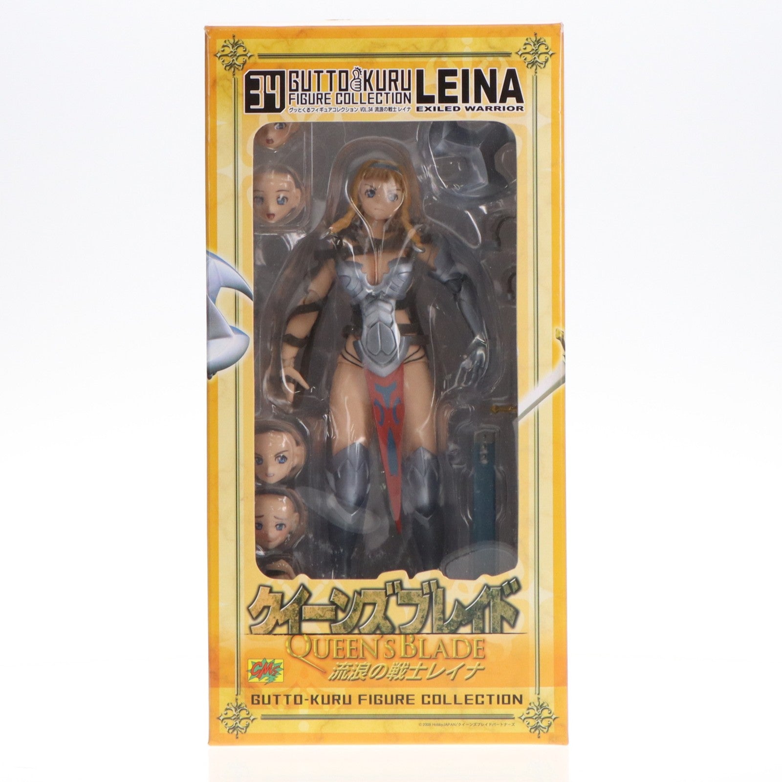 【中古即納】[FIG] グッとくるフィギュアコレクション34 流浪の戦士 レイナ クイーンズブレイド 完成品 フィギュア CM's(シーエムズ)(20100722)