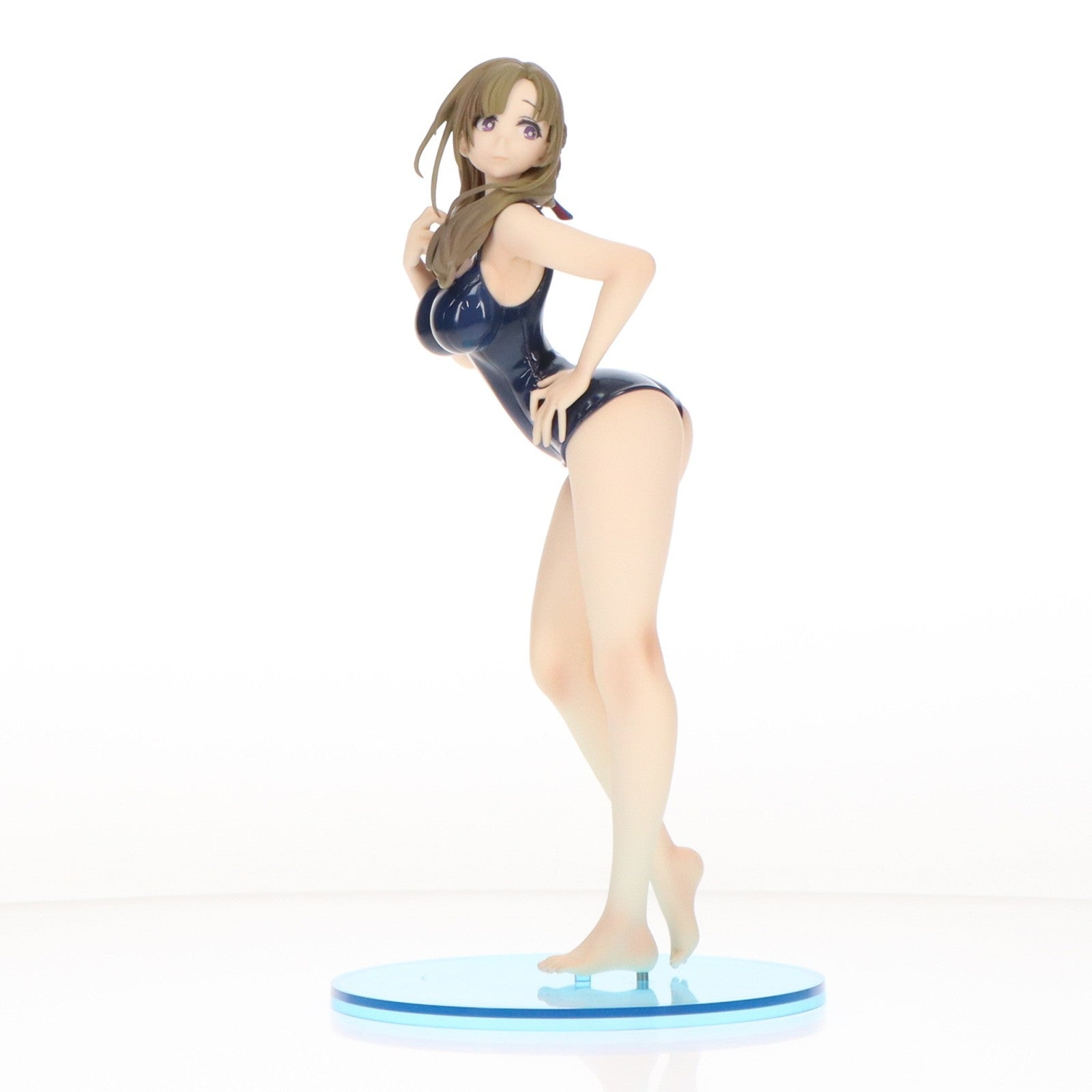 【中古即納】[FIG] 大好真々子(おおすきままこ) スク水Ver. 通常攻撃が全体攻撃で二回攻撃のお母さんは好きですか～ 1/7 完成品 フィギュア FREEing(フリーイング)(20210410)