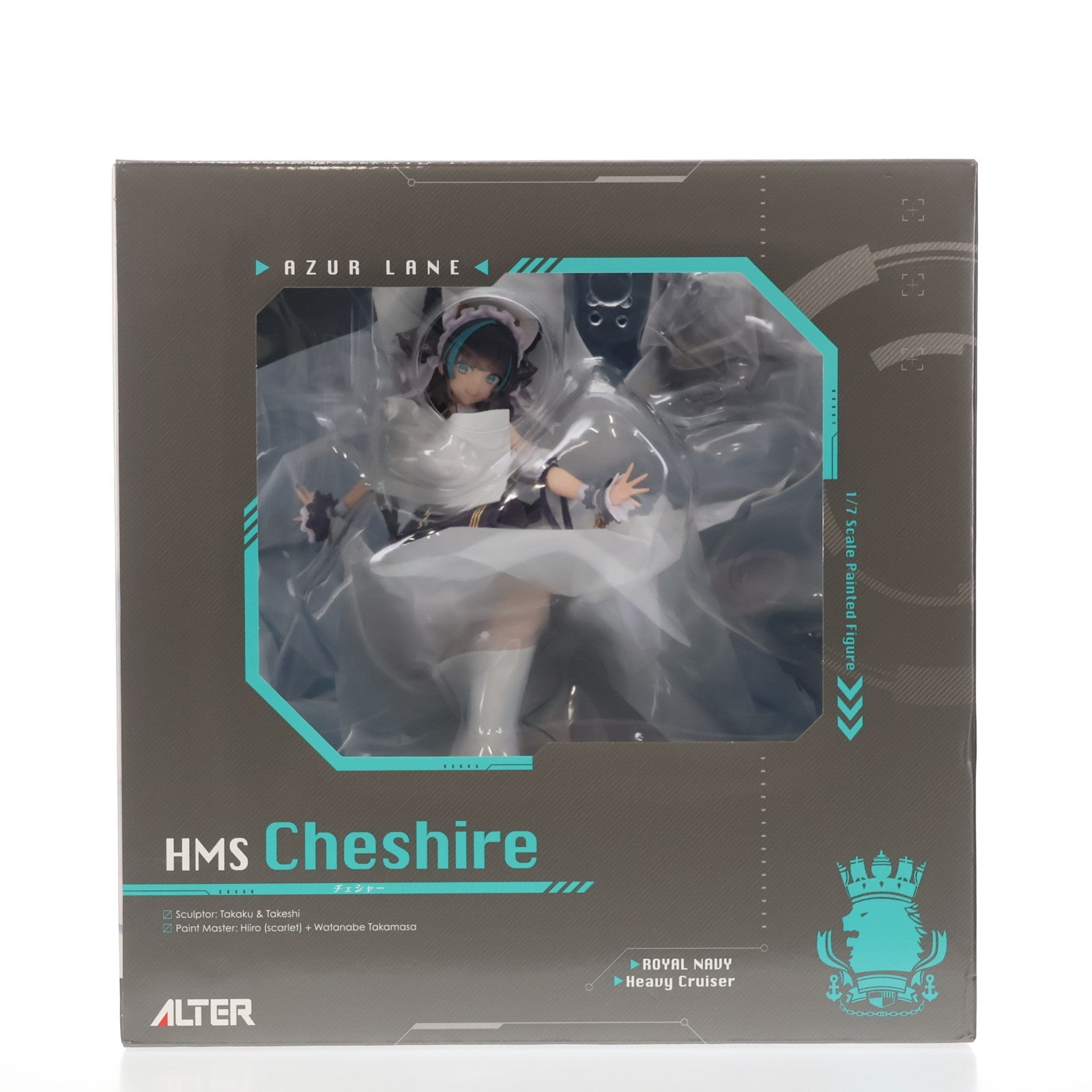 【中古即納】[FIG] あみあみ限定 チェシャー アズールレーン 1/7 完成品 フィギュア アルター(20250714)