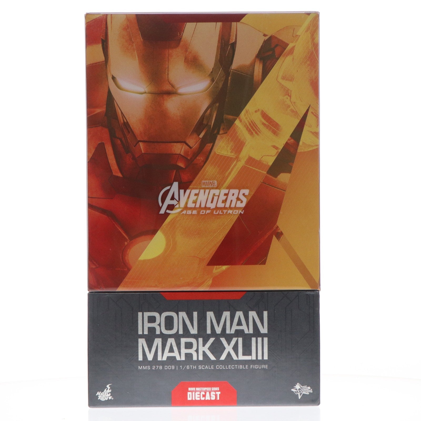 【中古即納】[FIG] ムービー・マスターピース DIECAST アイアンマン・マーク43 アベンジャーズ/エイジ・オブ・ウルトロン 1/6 完成品 可動フィギュア(MM#278D09) ホットトイズ(20150525)