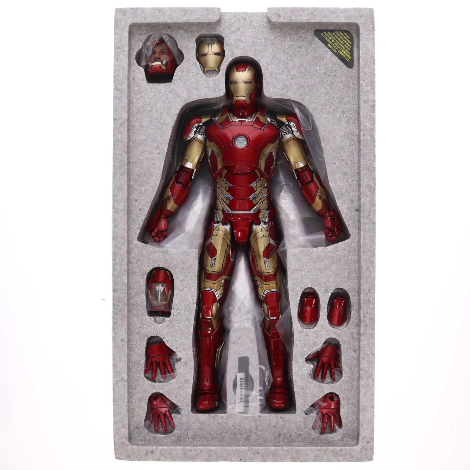 【中古即納】[FIG] ムービー・マスターピース DIECAST アイアンマン・マーク43 アベンジャーズ/エイジ・オブ・ウルトロン 1/6 完成品 可動フィギュア(MM#278D09) ホットトイズ(20150525)