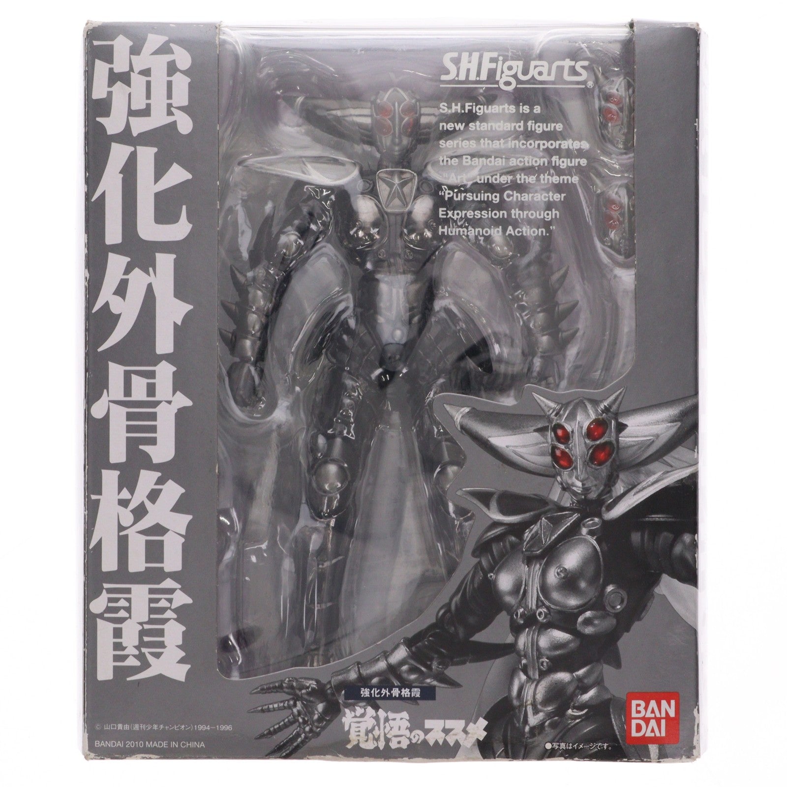 【中古即納】[FIG] S.H.Figuarts(フィギュアーツ) 強化外骨格霞(きょうかがいこっかくかすみ) 覚悟のススメ 完成品 可動フィギュア バンダイ(20100320)