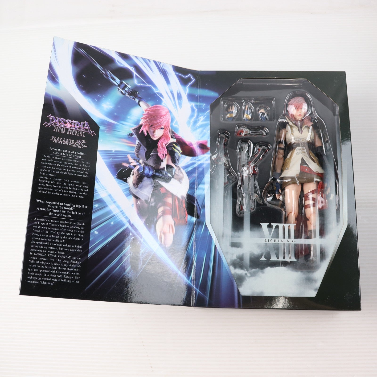 【中古即納】[FIG] PLAY ARTS改(プレイアーツ改) ライトニング DISSIDIA FINAL FANTASY(ディシディア ファイナルファンタジー) 完成品 可動フィギュア スクウェア・エニックス(20180112)